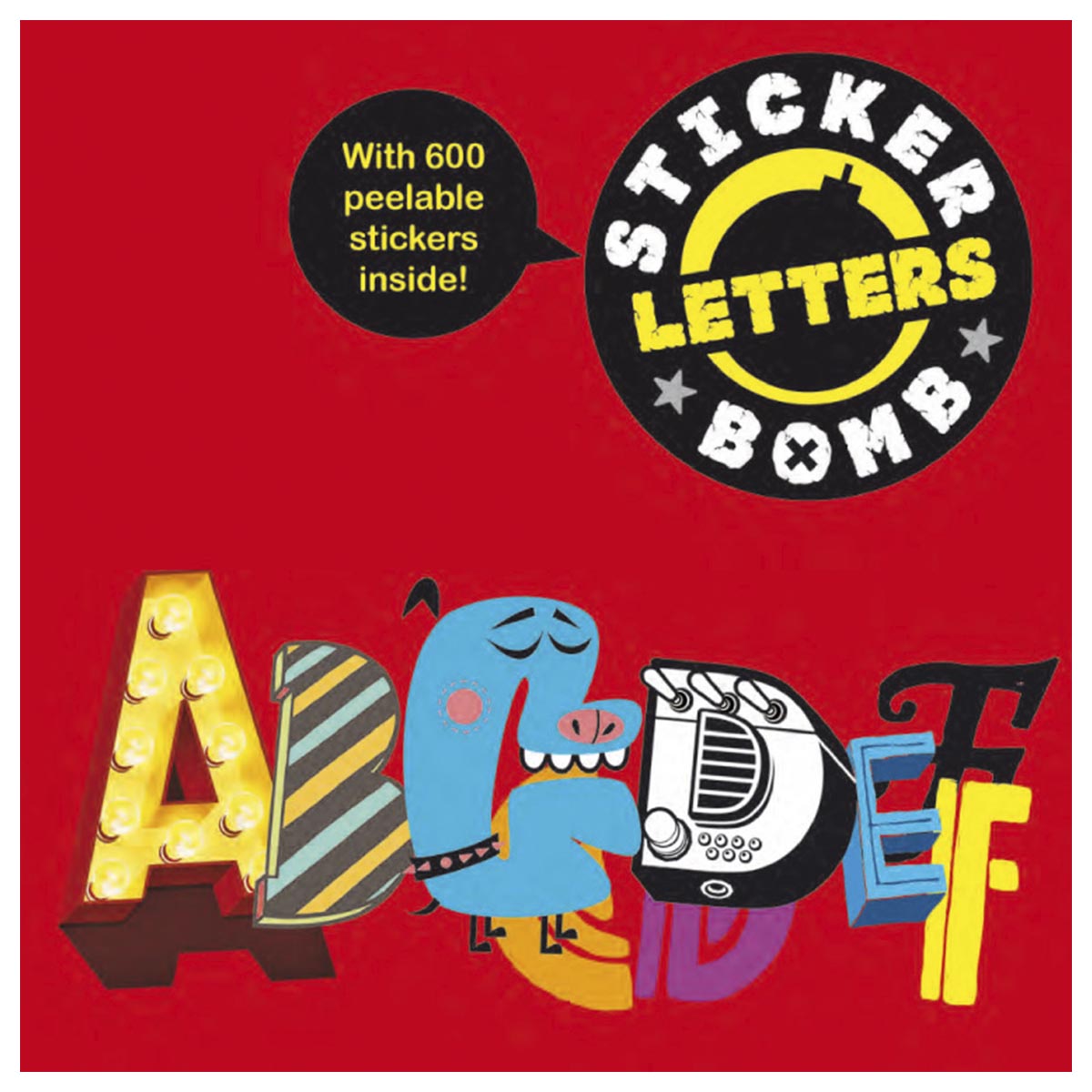 Stickerbuch "Sticker Bomb Letters"