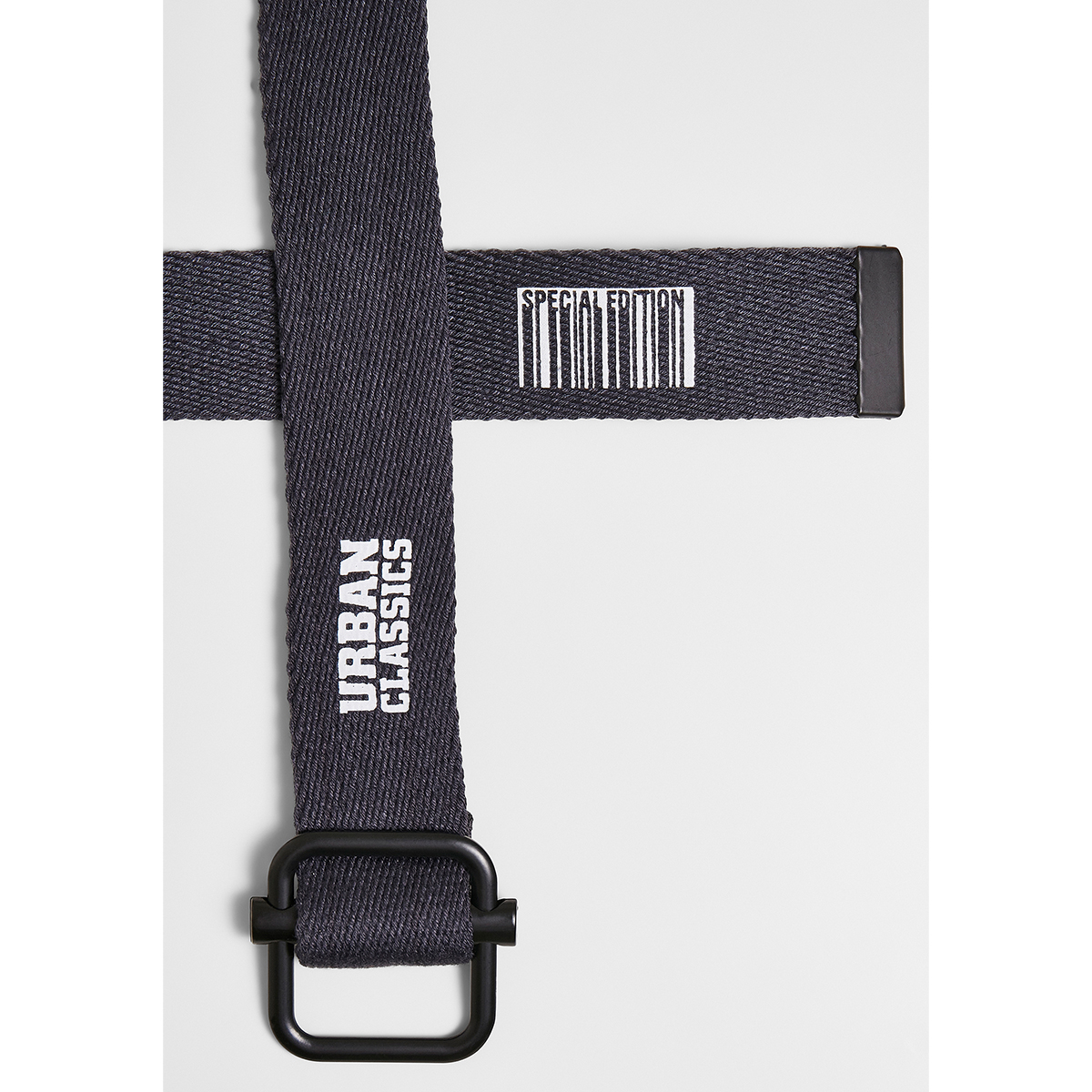 Urban Classics "Industrial Canvas Belt" 2er Pack Black/Navy