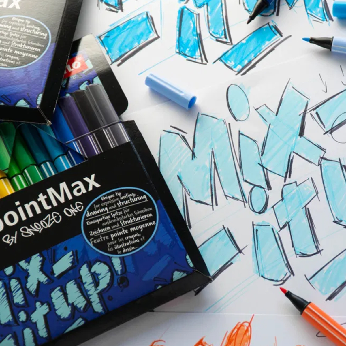 Stabilo "PointMax by Snooze One" (0,8mm) - 15er Set