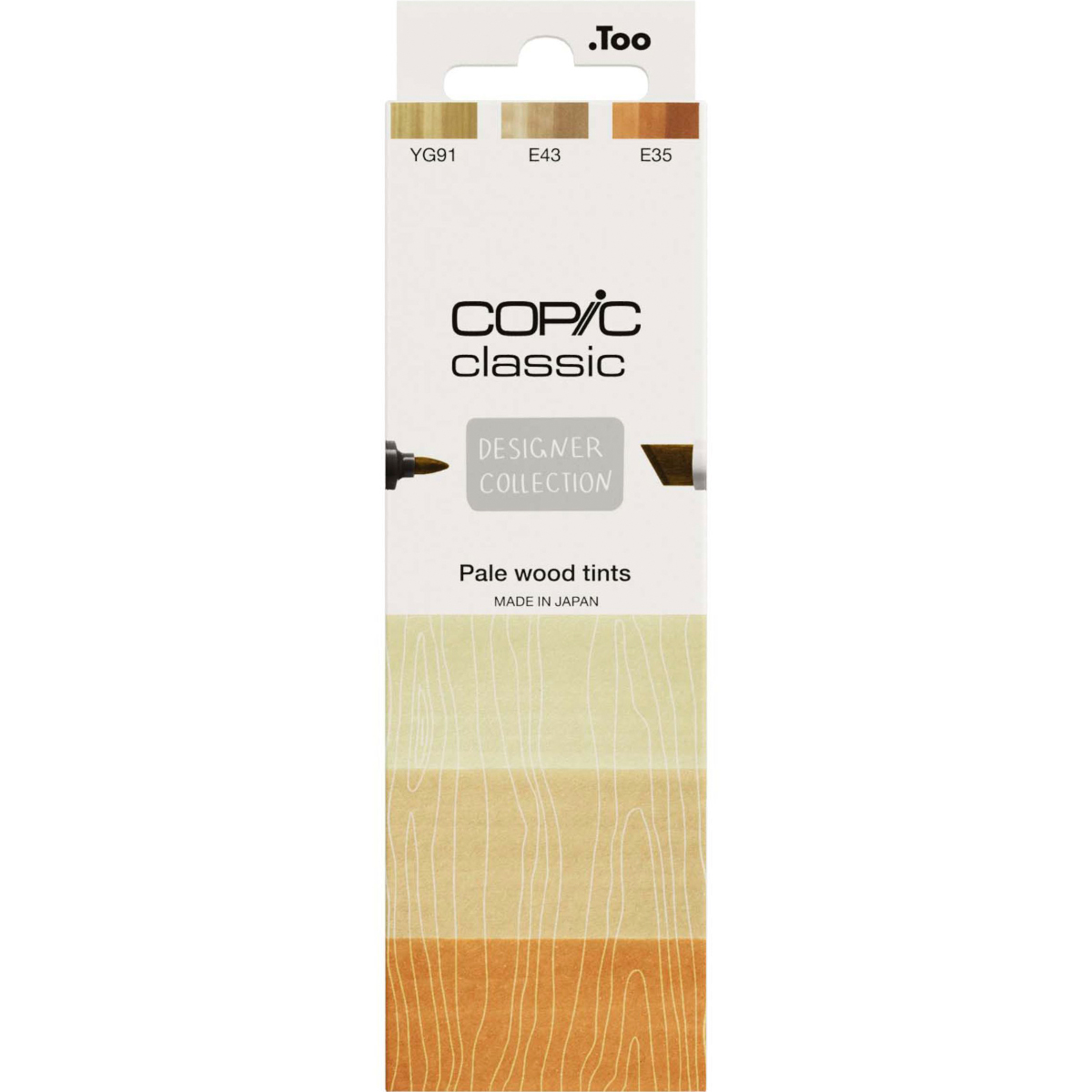 Copic "Classics 3er Set" Layoutmarker - Pale Wood Tints