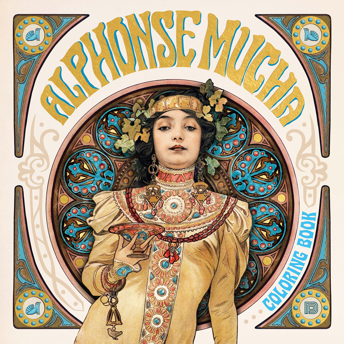 Ausmalbuch "Alphonse Mucha" Coloring Book