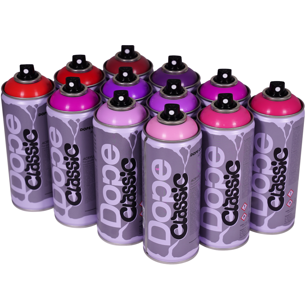 Dope "Classic Paint 12er Paint Box Sweet Passion" (12x400ml)