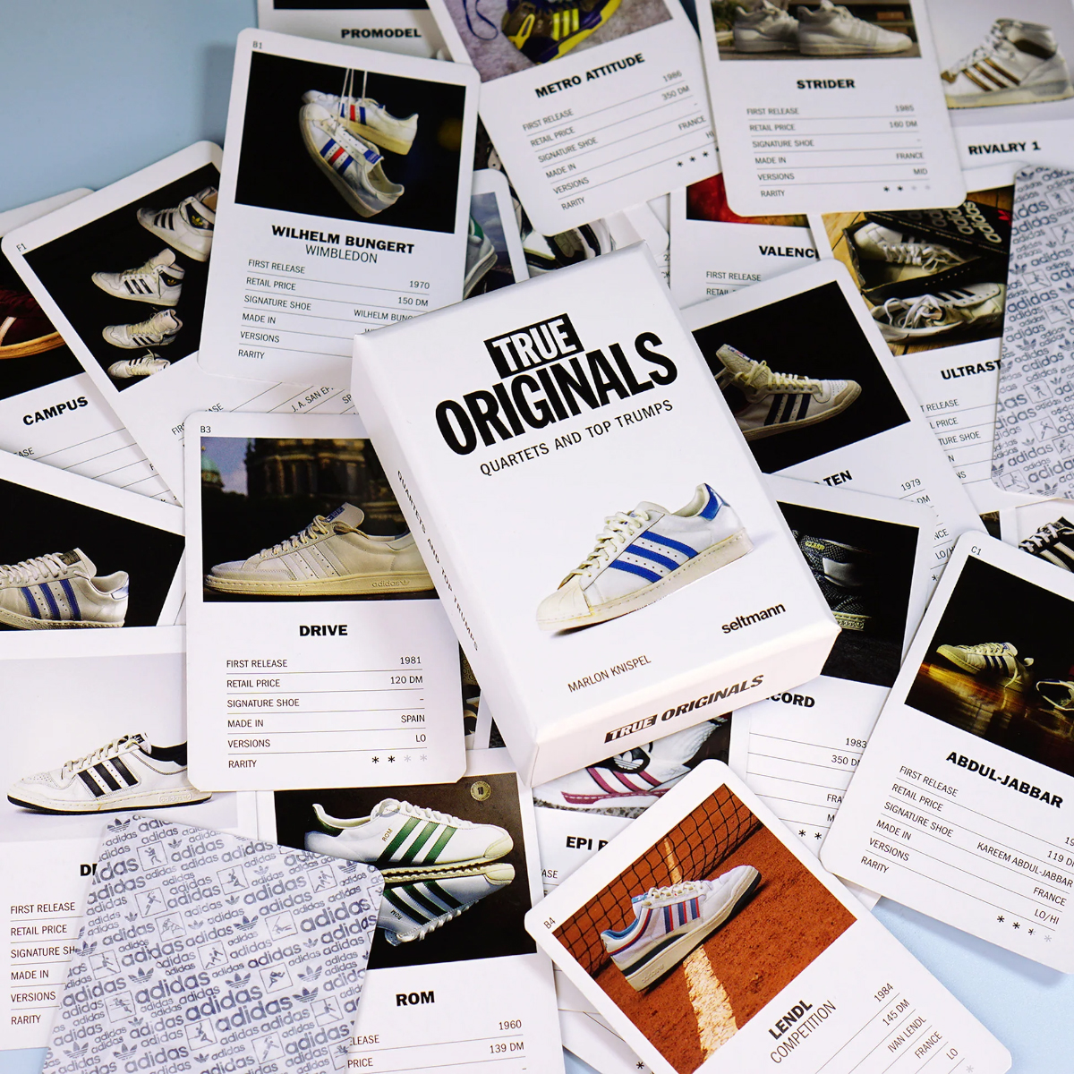 Quartett "Adidas True Originals"