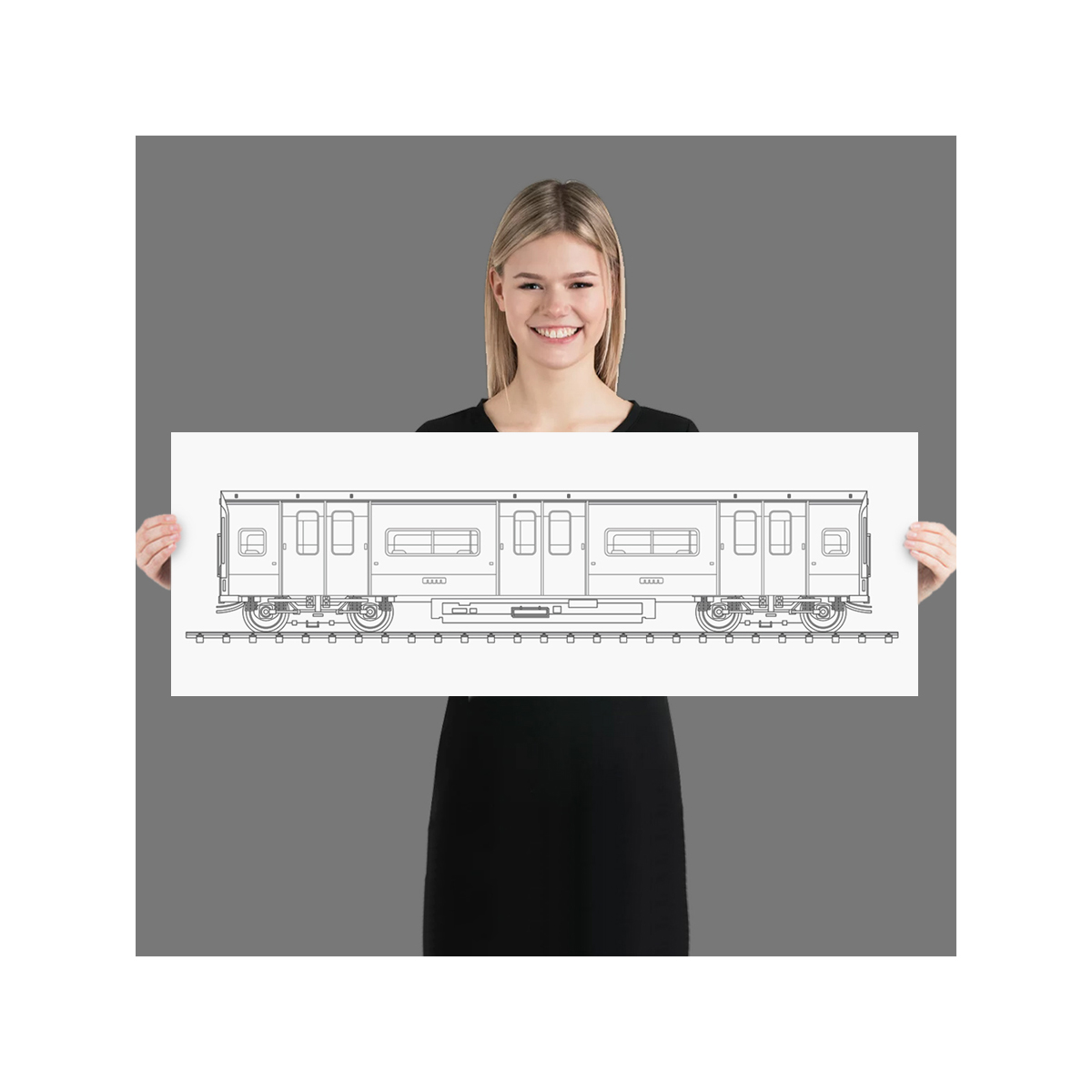 B4D_Rollout_Underground Blueprint for Destruction "Roll Outs 4er Pack" (30x90cm)