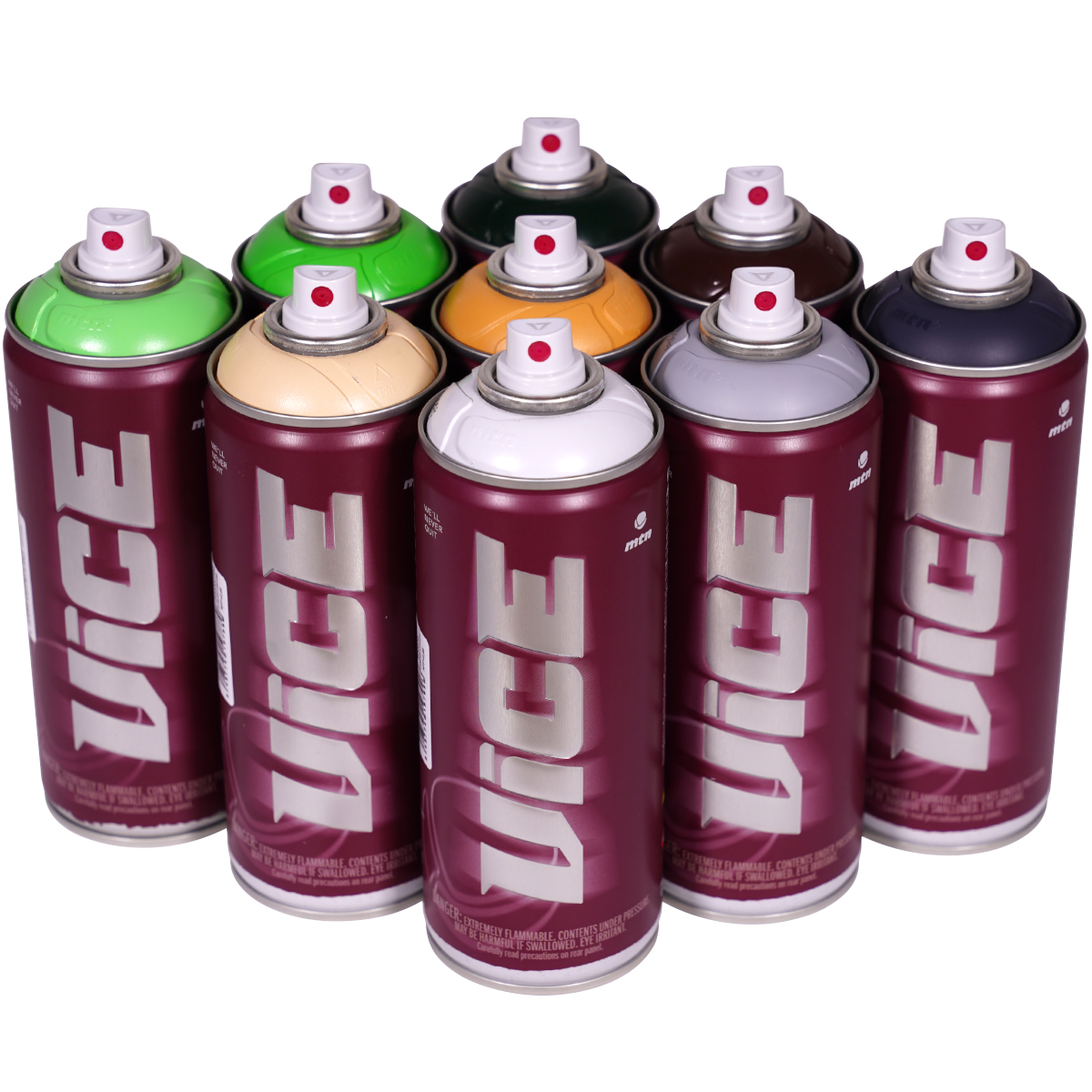 MTN "Vice" 9er Paint Box Dirty Glamour Tones (9x400ml)