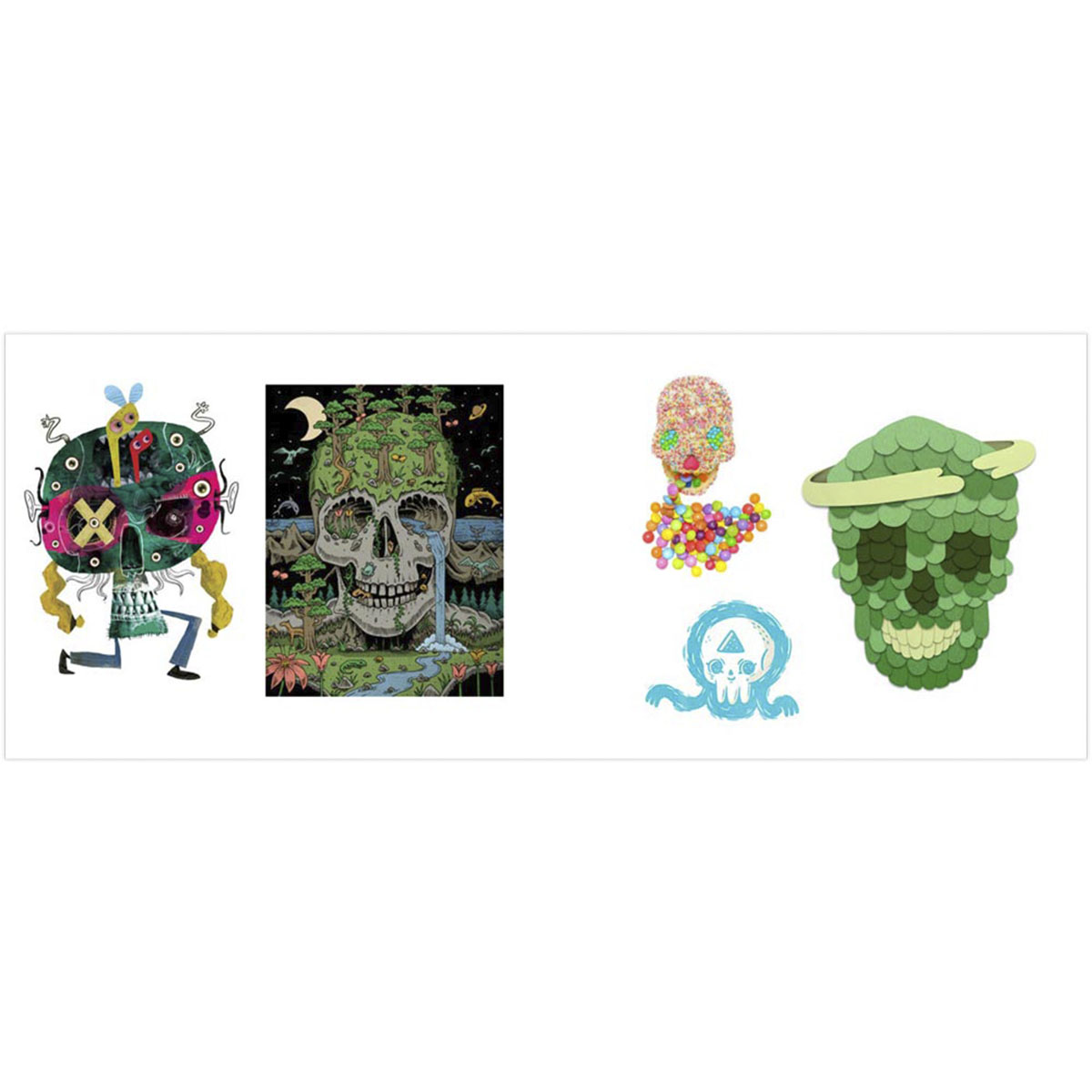 book_stickerbomb_skulls_1 Stickerbuch "Sticker Bomb - Skulls"