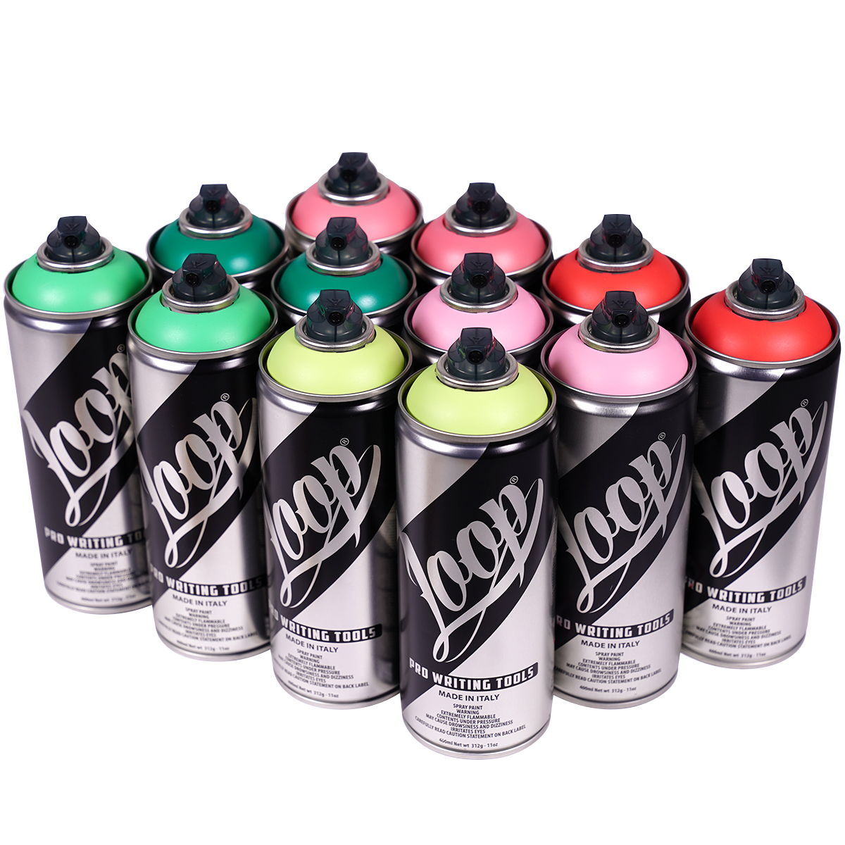 Loop "12er Paint Box - Fresh Flower Tones" (12x400ml)