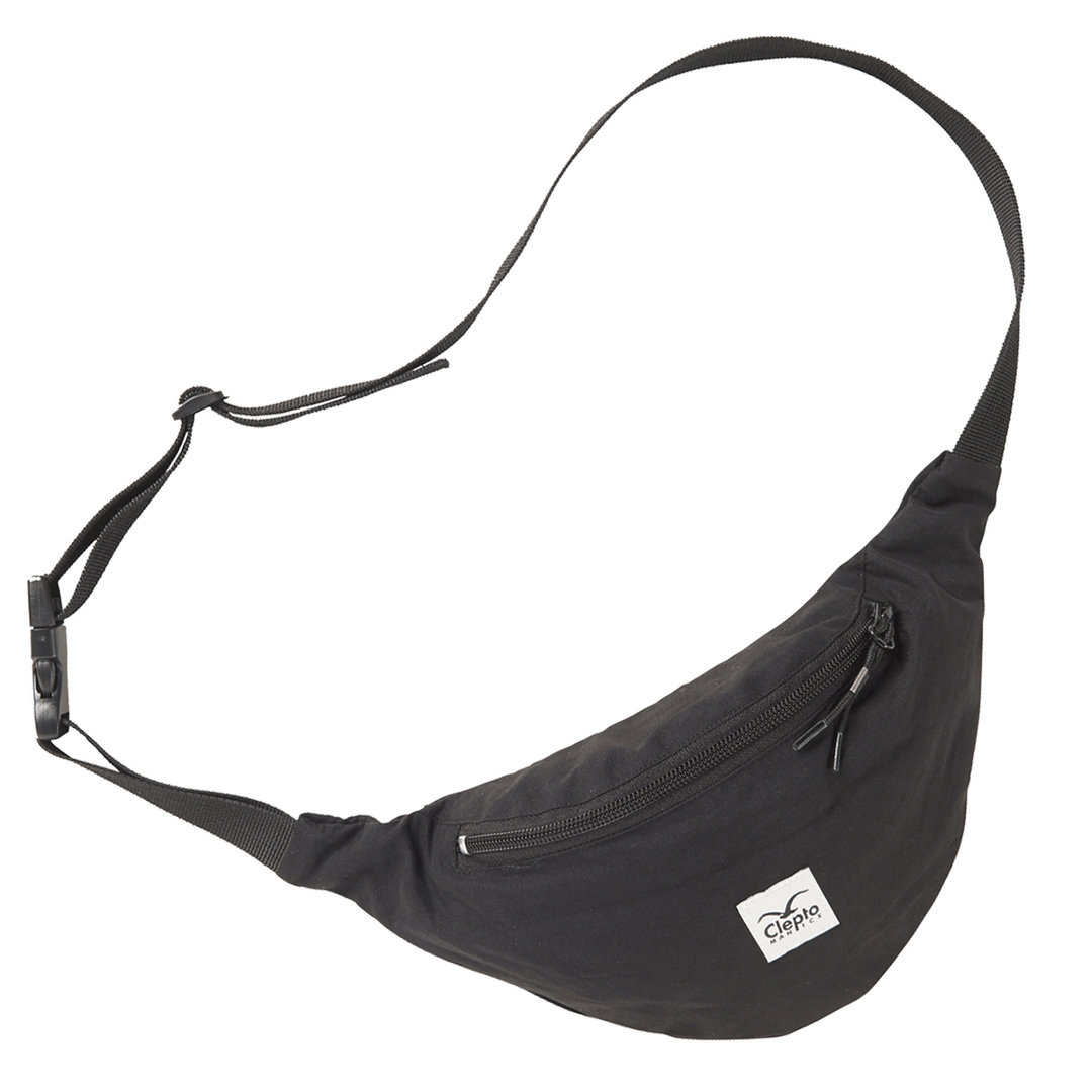 Cleptomanicx Hip Bag "C.I. Patch" Black