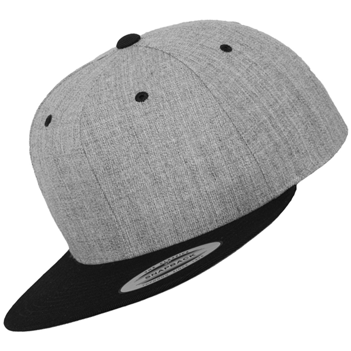 Flexfit "Classic Two Tones Snapback Cap" Heather Grey/Black