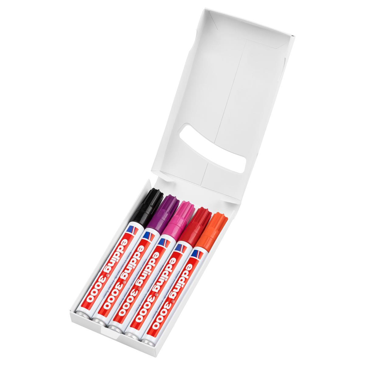 Edding "3000 Permanent Marker" 5er Set Warm Colours - (1,5-3mm)