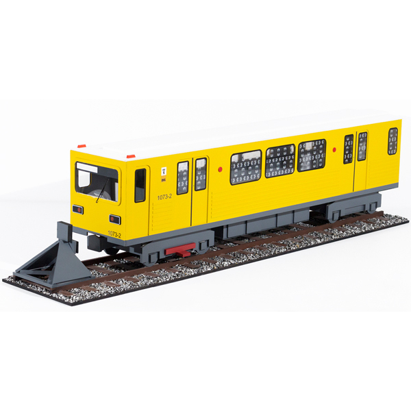 Fino - U-Bahn "Gisela 2016" Modell mit Gleisbett