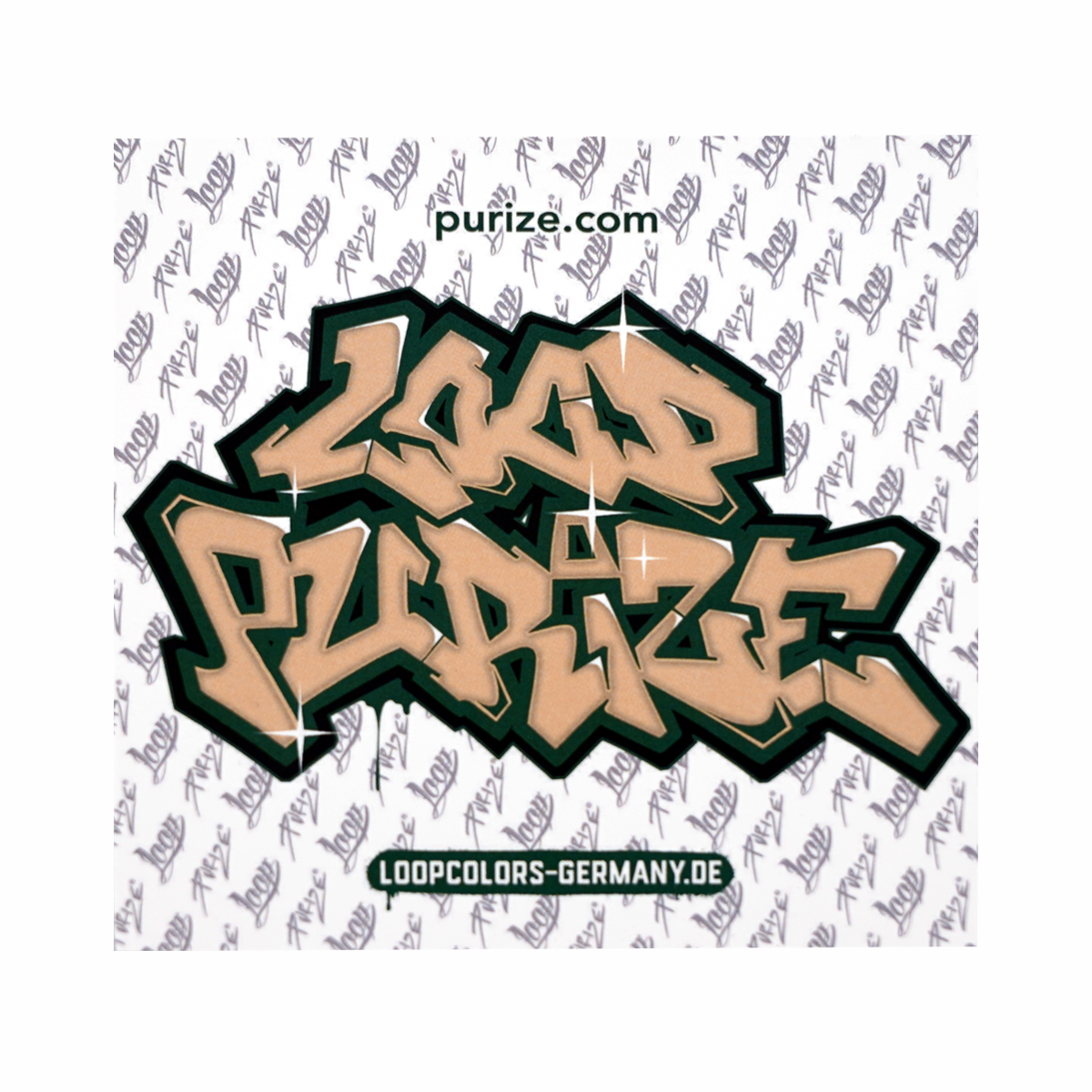 Super Deal - "Loop Colors x Purize" Sticker (9,7x9,7cm)