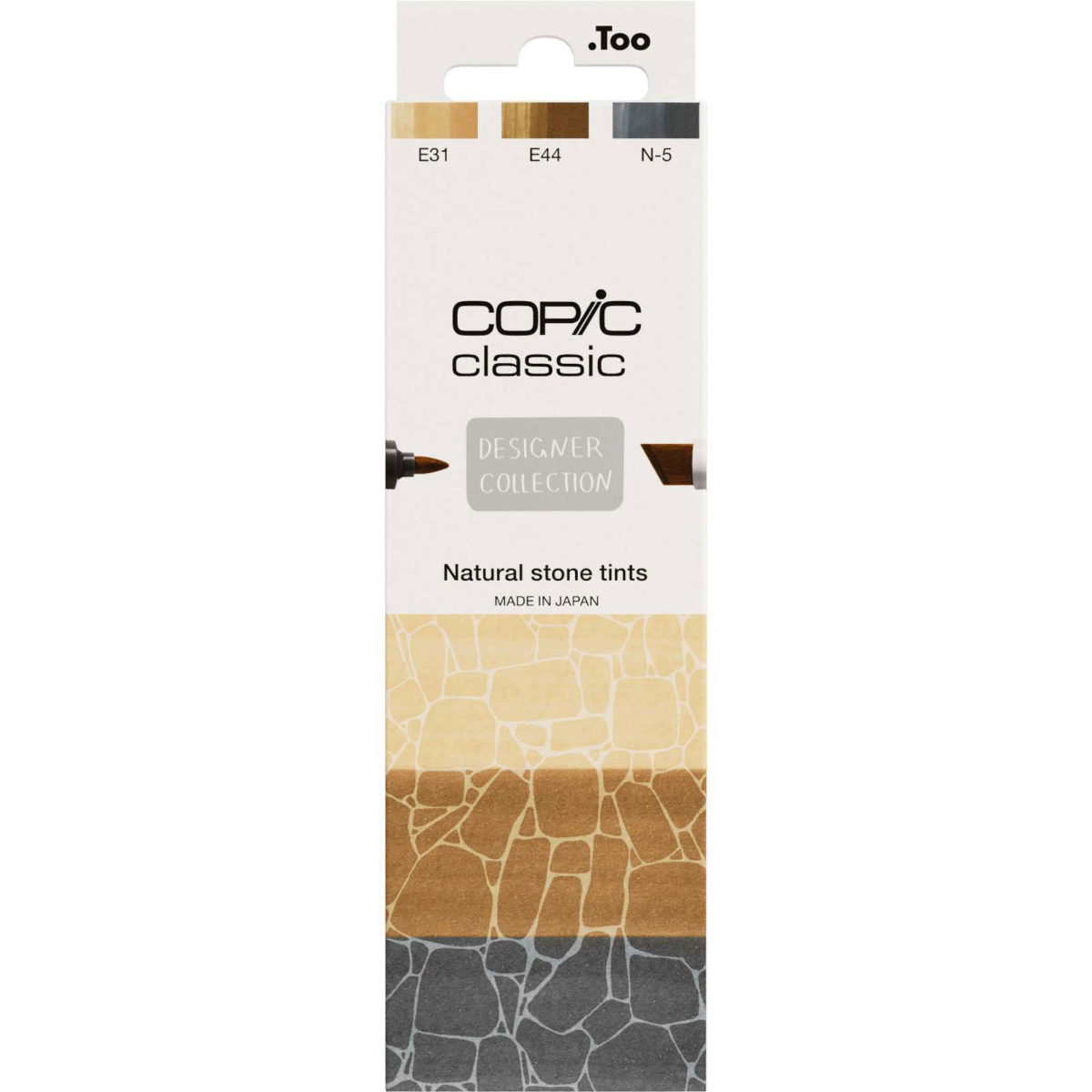 Copic "Classics 3er Set" Layoutmarker - Natural Stone Tints