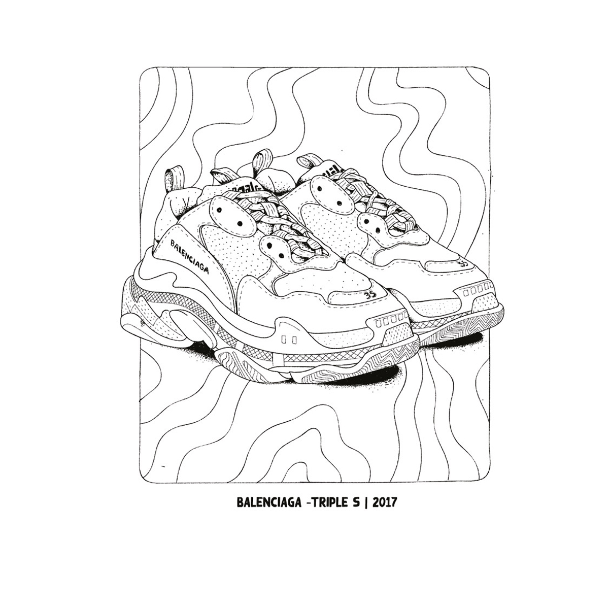 Ausmalbuch "Sneaker Coloring Book"