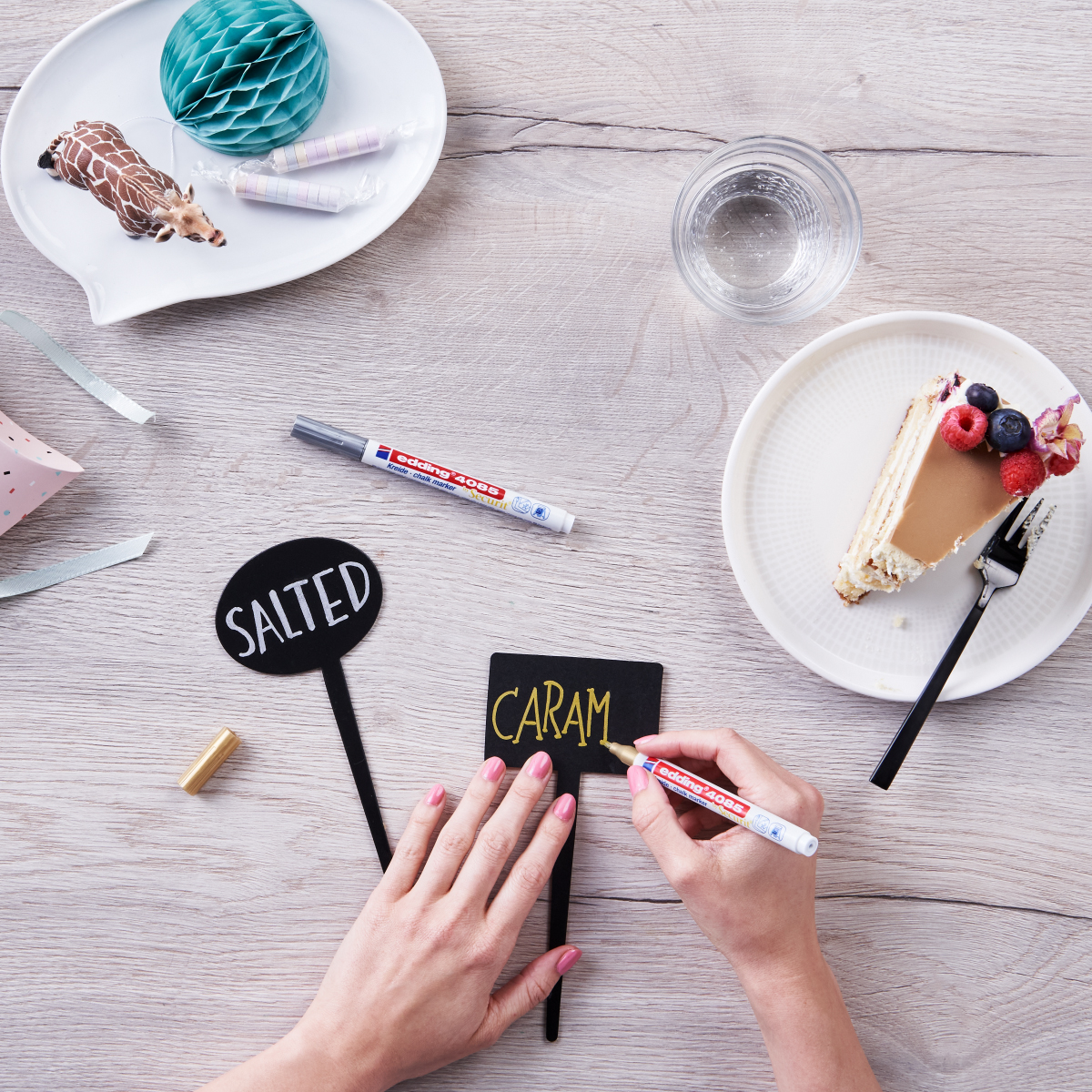 Edding "4085 Kreide Marker" 4er Set Neon (1-2mm)