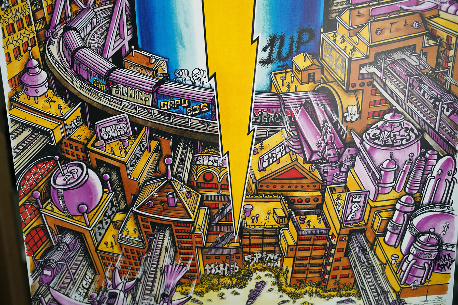 Clash_Poster_Andee_01 Clash "Andee" Art Poster (45x100cm) - gerollt
