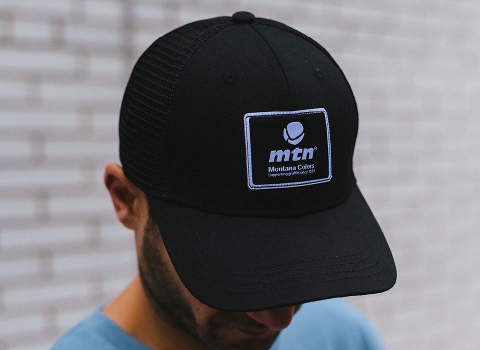 MTN Trucker Cap "Supporting Graffiti" Black