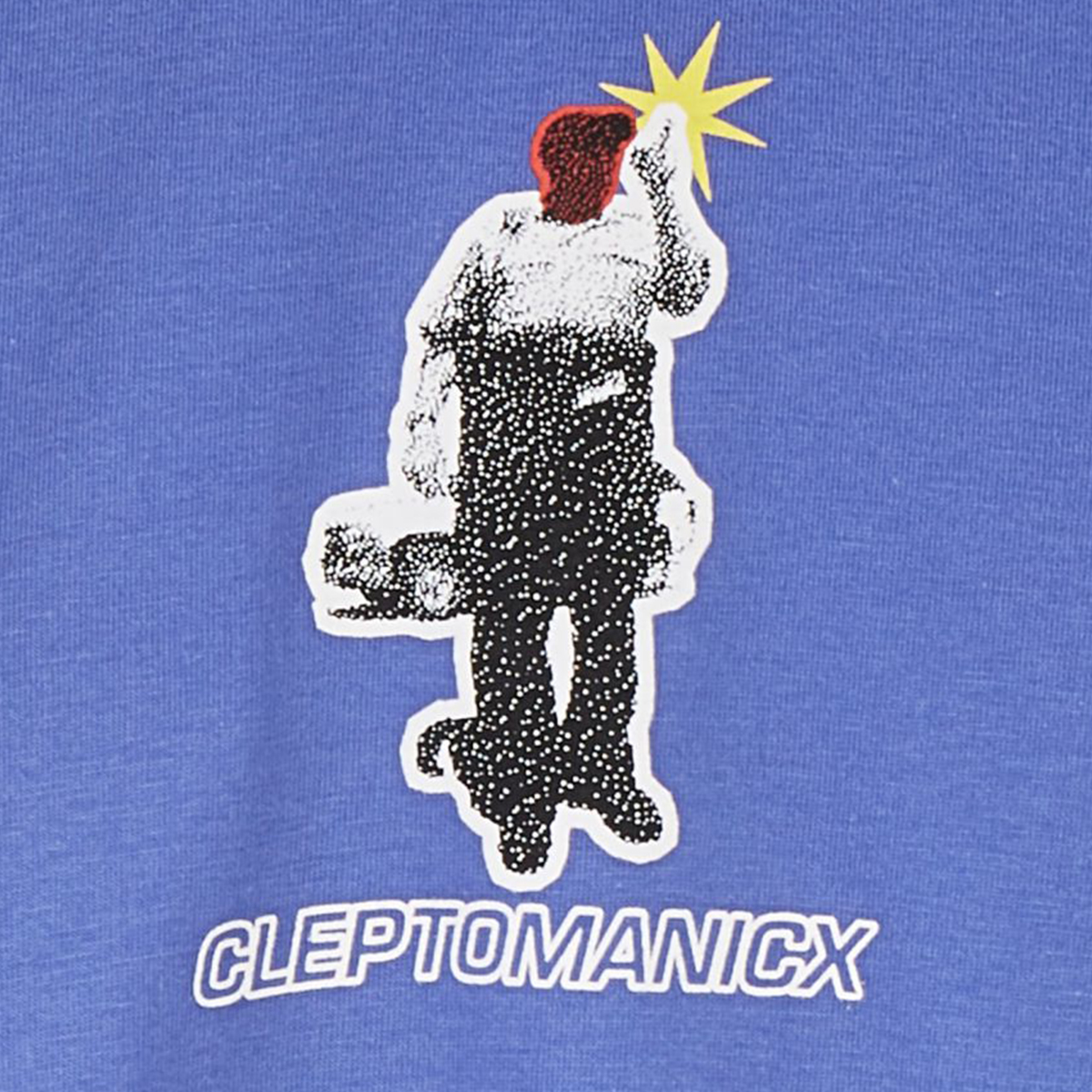 Cleptomanicx Boxy T-Shirt "Ambitious" Very Peri