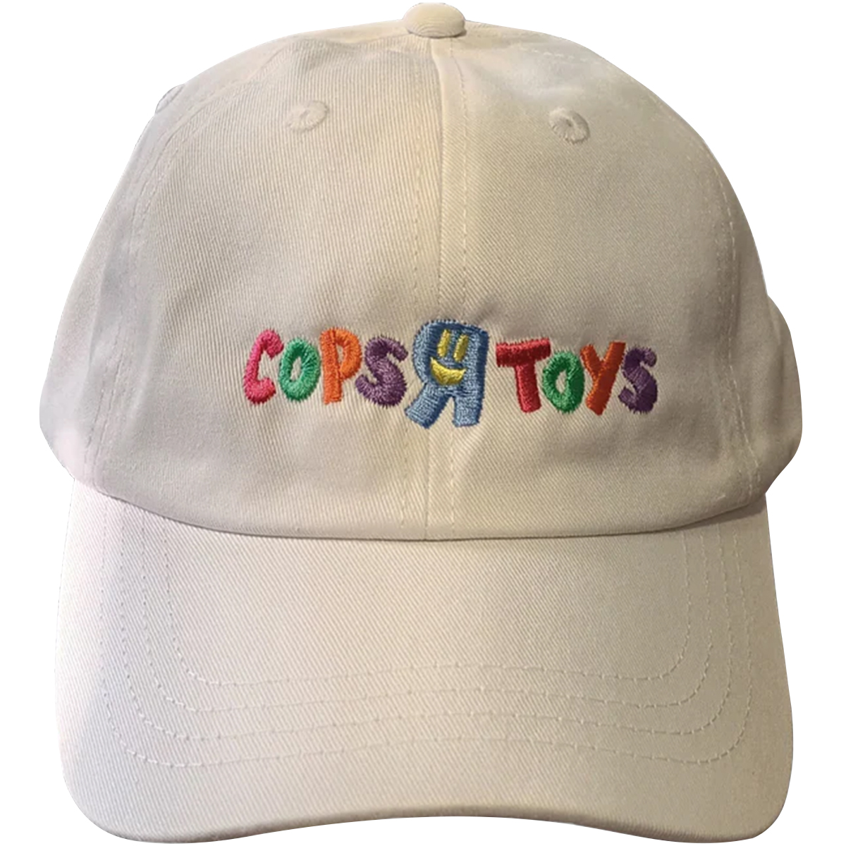 CRT "Cops R Toys" 6 Panel Cap White