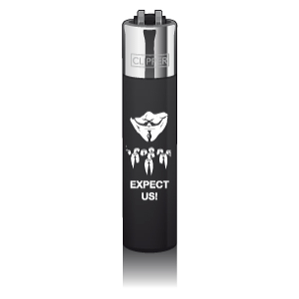 Clipper Feuerzeug "Anonymous"