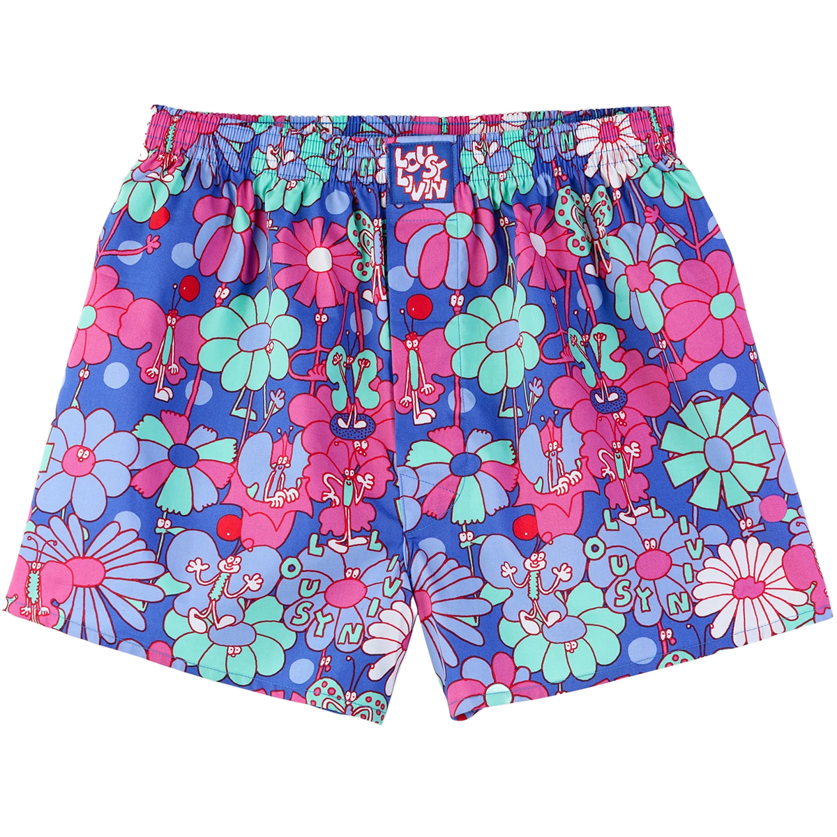 Lousy Livin Boxershorts "Butterfly" Dazzling Blue