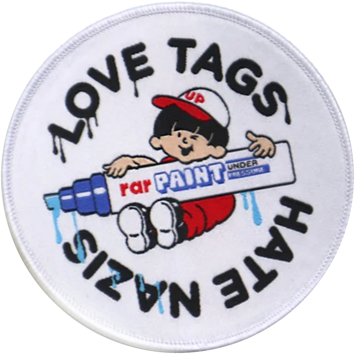 Underpressure "Love Tags" Aufnäher