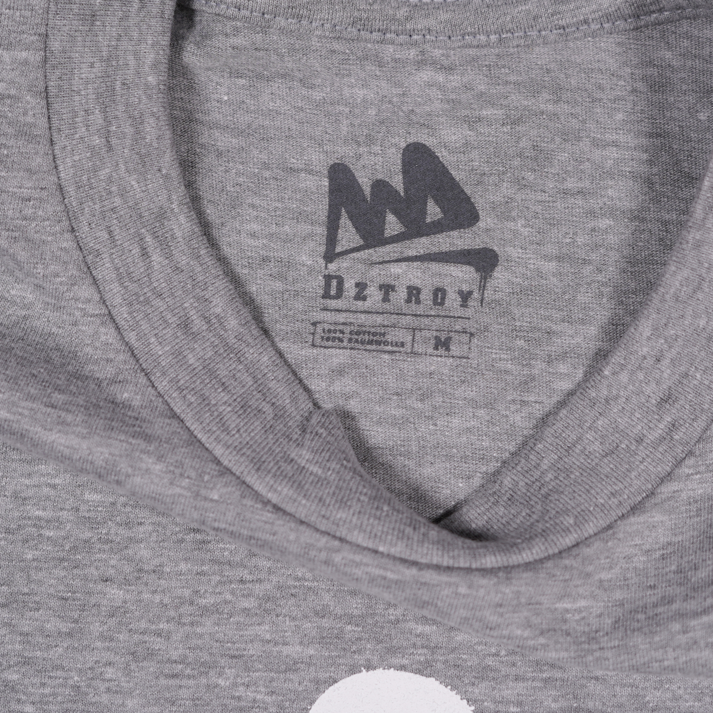 Dztroy_Logo_02 Dztroy T-Shirt "Logo King" Grey