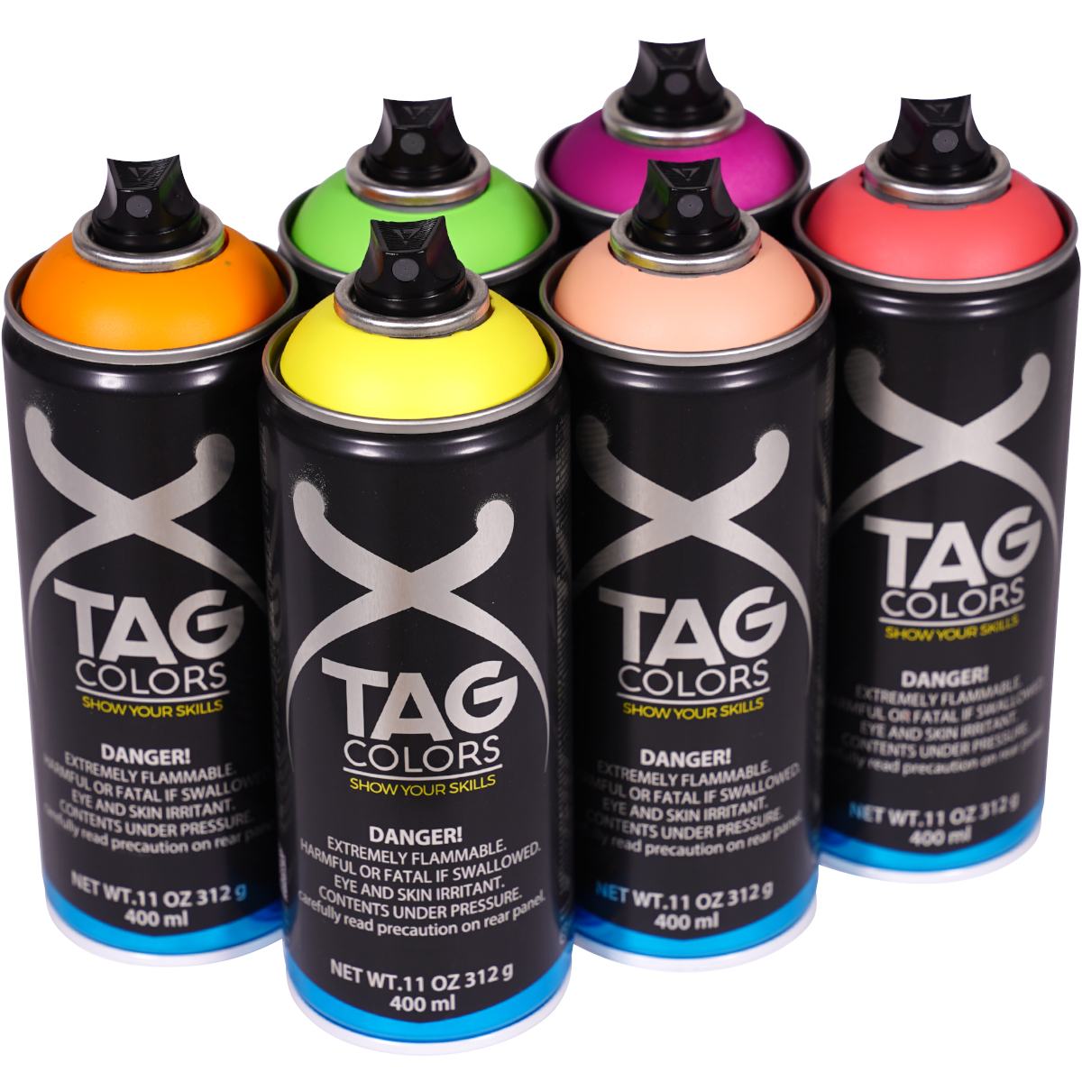 TAG Colors "Show Your Skills - Candy Shop Sixpack" (6x400ml)