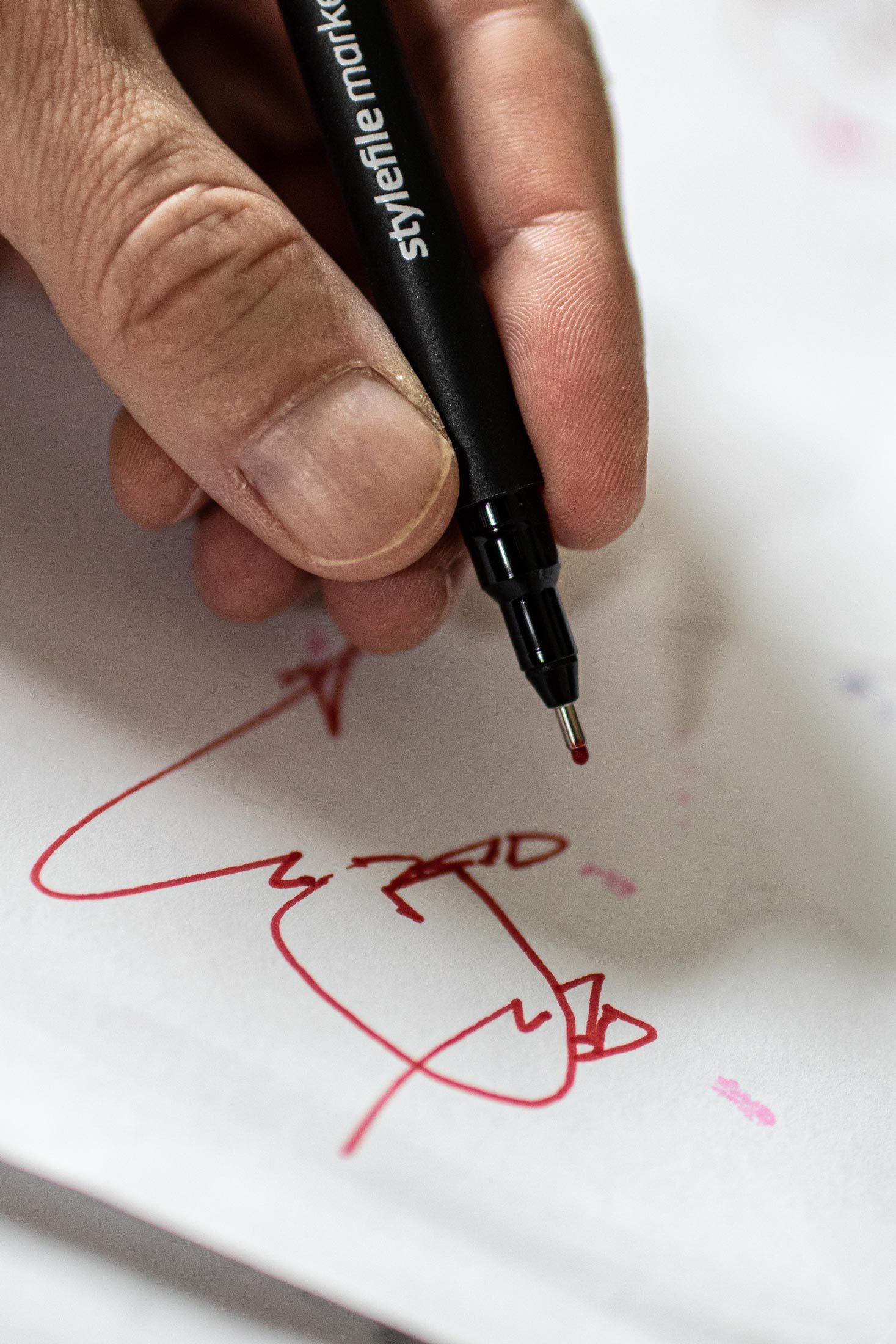 Stylefile Fineliner "Single" Marker Red