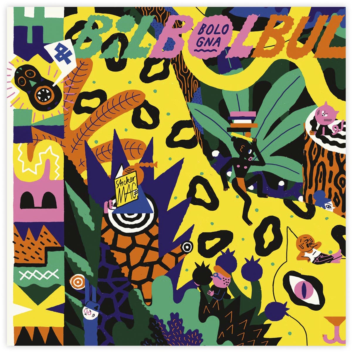 "Klebstoff #8" - Stickermagazin