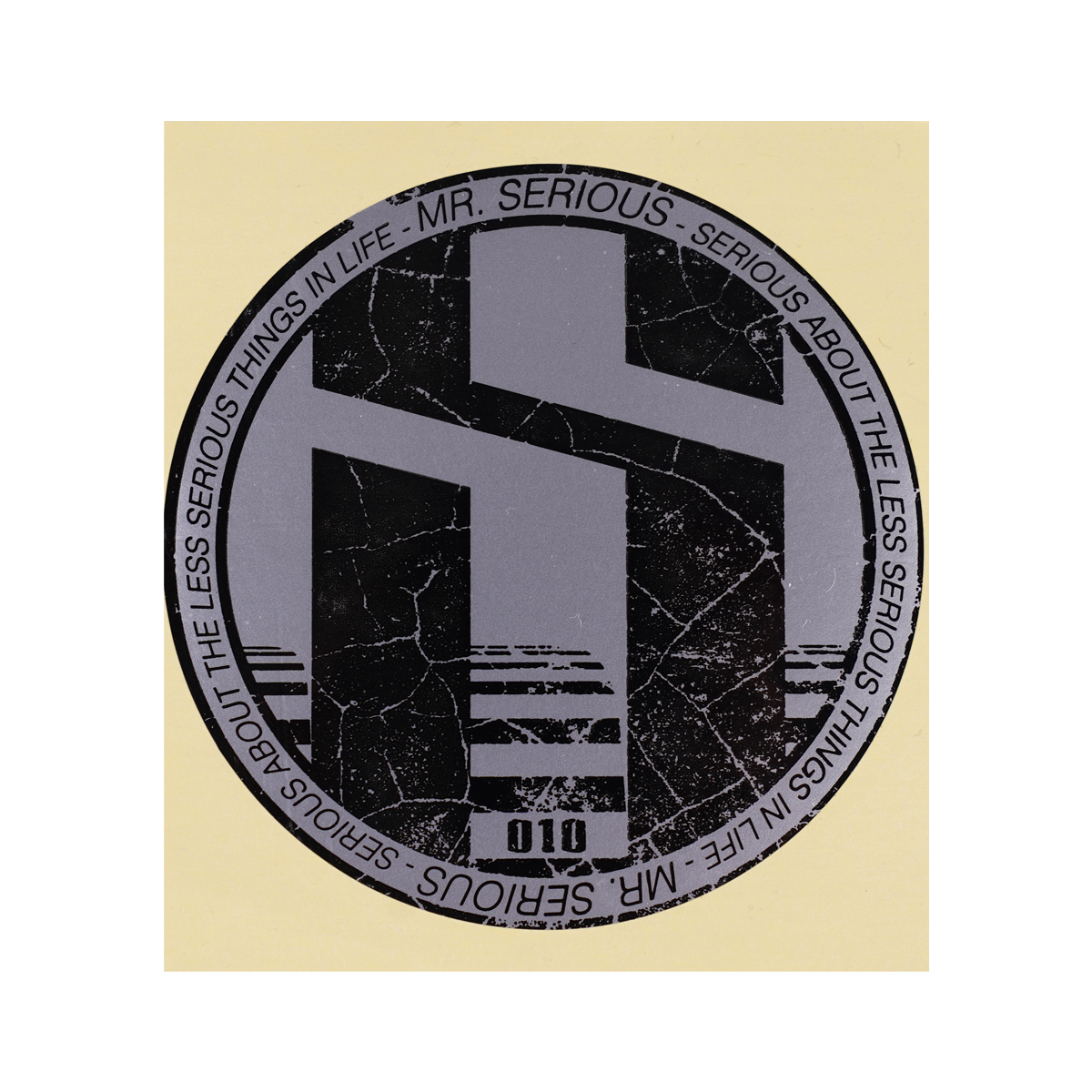 Super Deal "Mr. Serious Bling" Sticker (8x8cm)