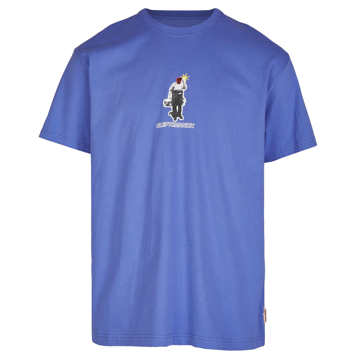 Cleptomanicx Boxy T-Shirt "Ambitious" Very Peri