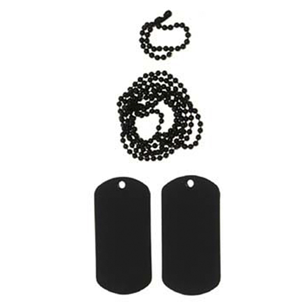 "US Dogtag" Black