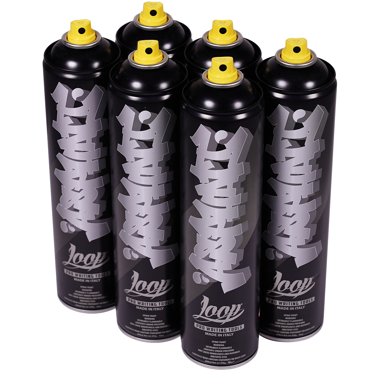 Loop "One Color Sixpack - Asphalt Black" (6x600ml)