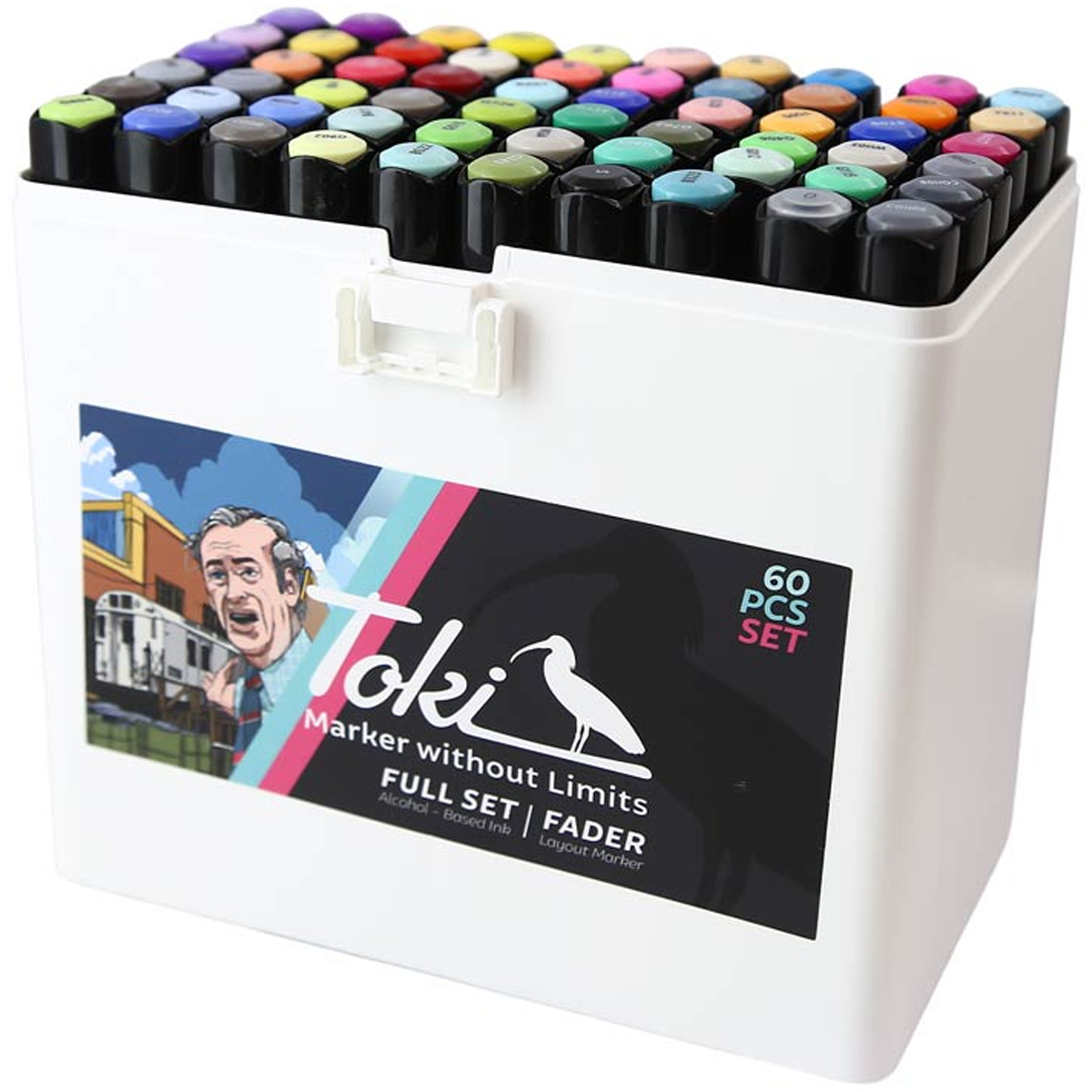 Toki "Fader" Layout Marker 60er Set Full