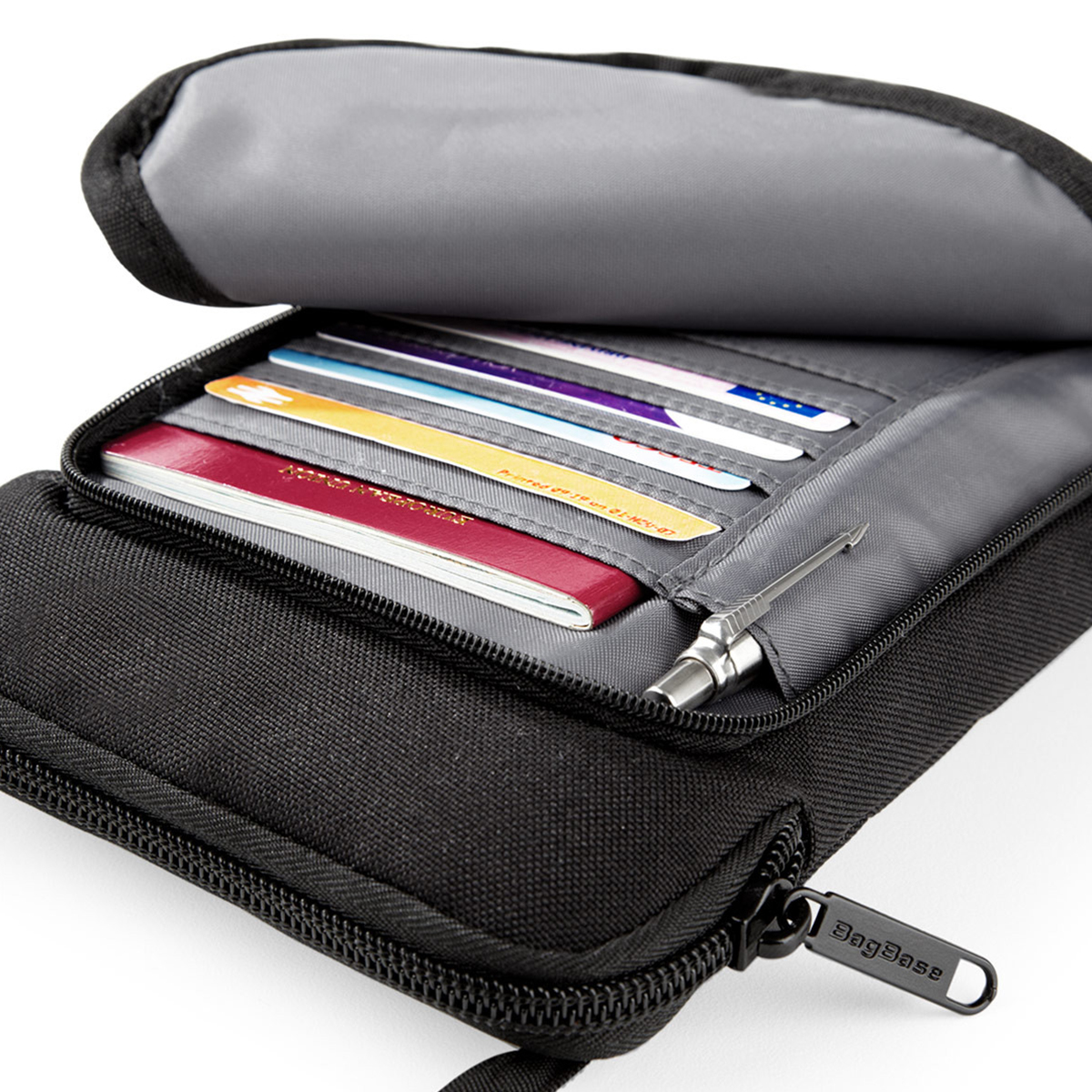 BagBase BG47 "Travel Wallet" Black
