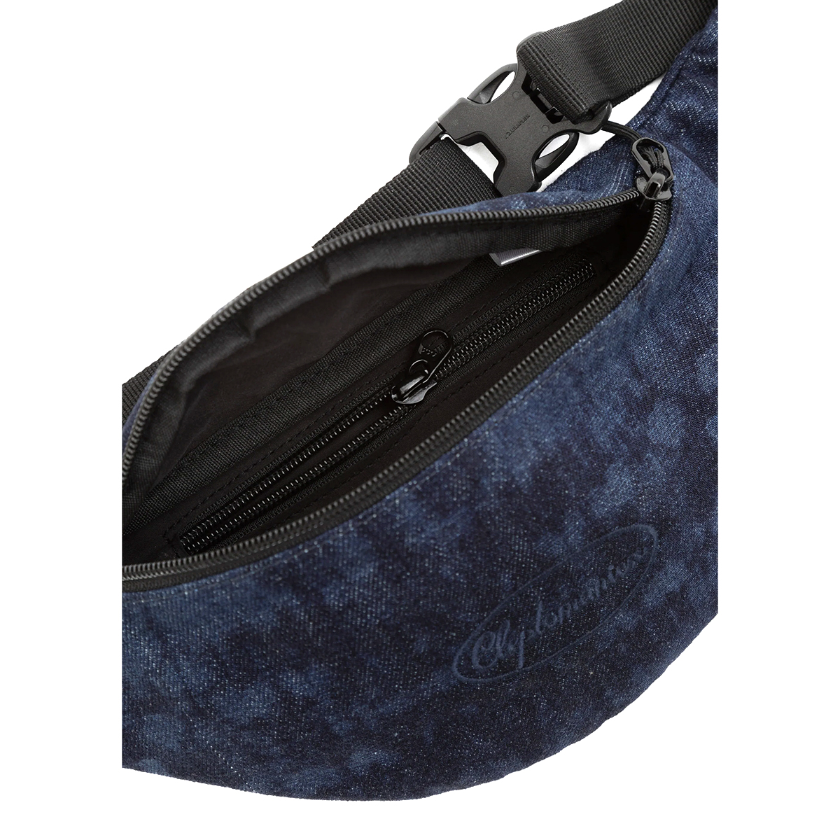 Cleptomanicx Hipbag "Faded Dreams" Denim