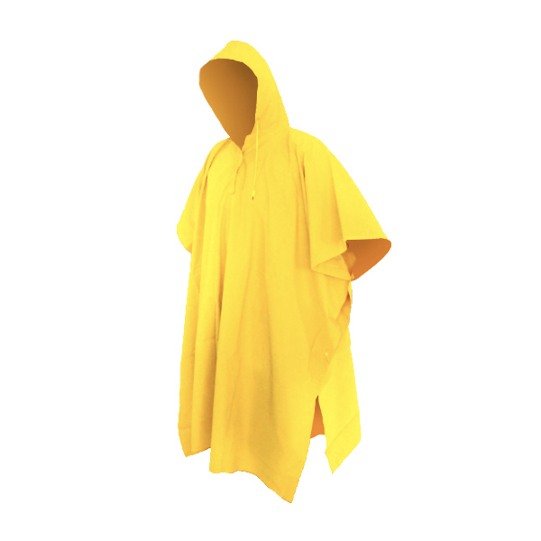 "PVC Regen-Poncho" Yellow