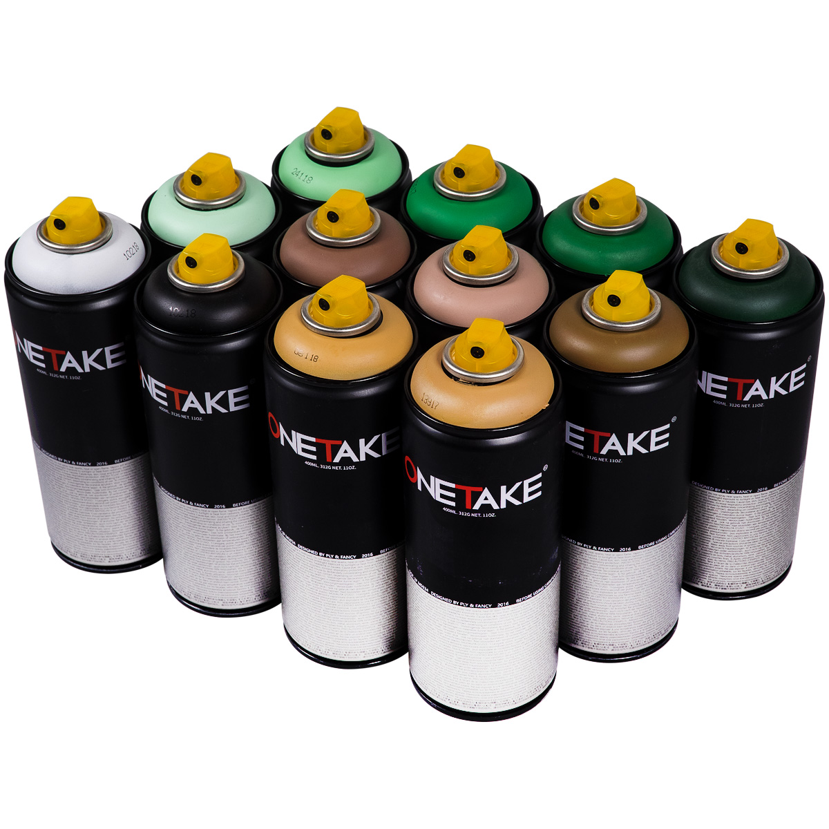 OneTake "12er Paint Box - Forrest Tones" (12x400ml)