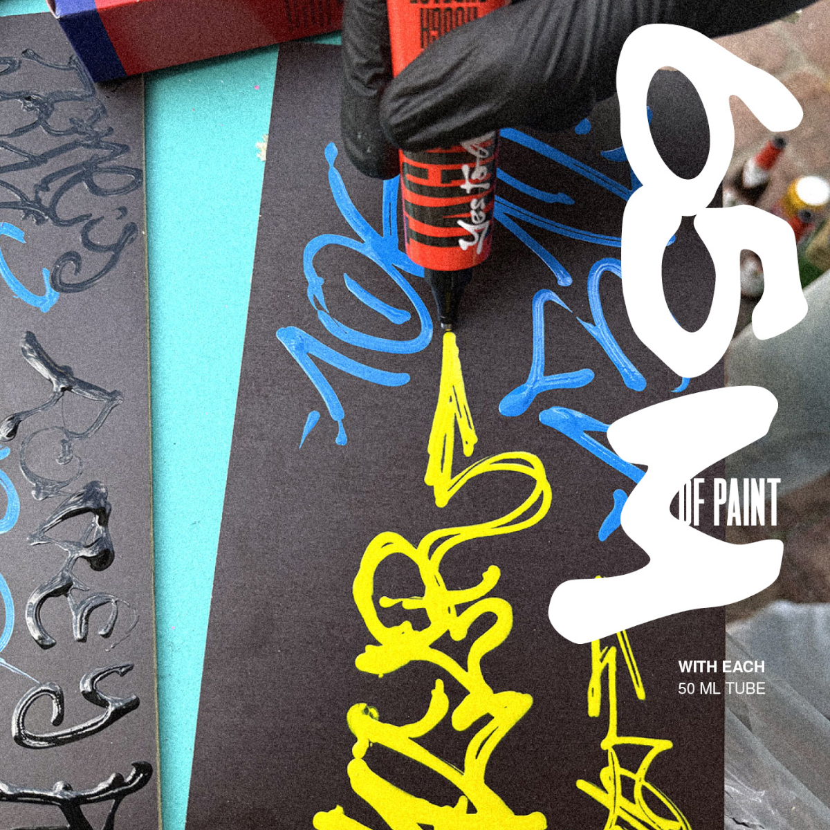 Bäder "TAGGR" Rough Surface Water Based Steelball 50ml Tubenmarker (2,5mm)