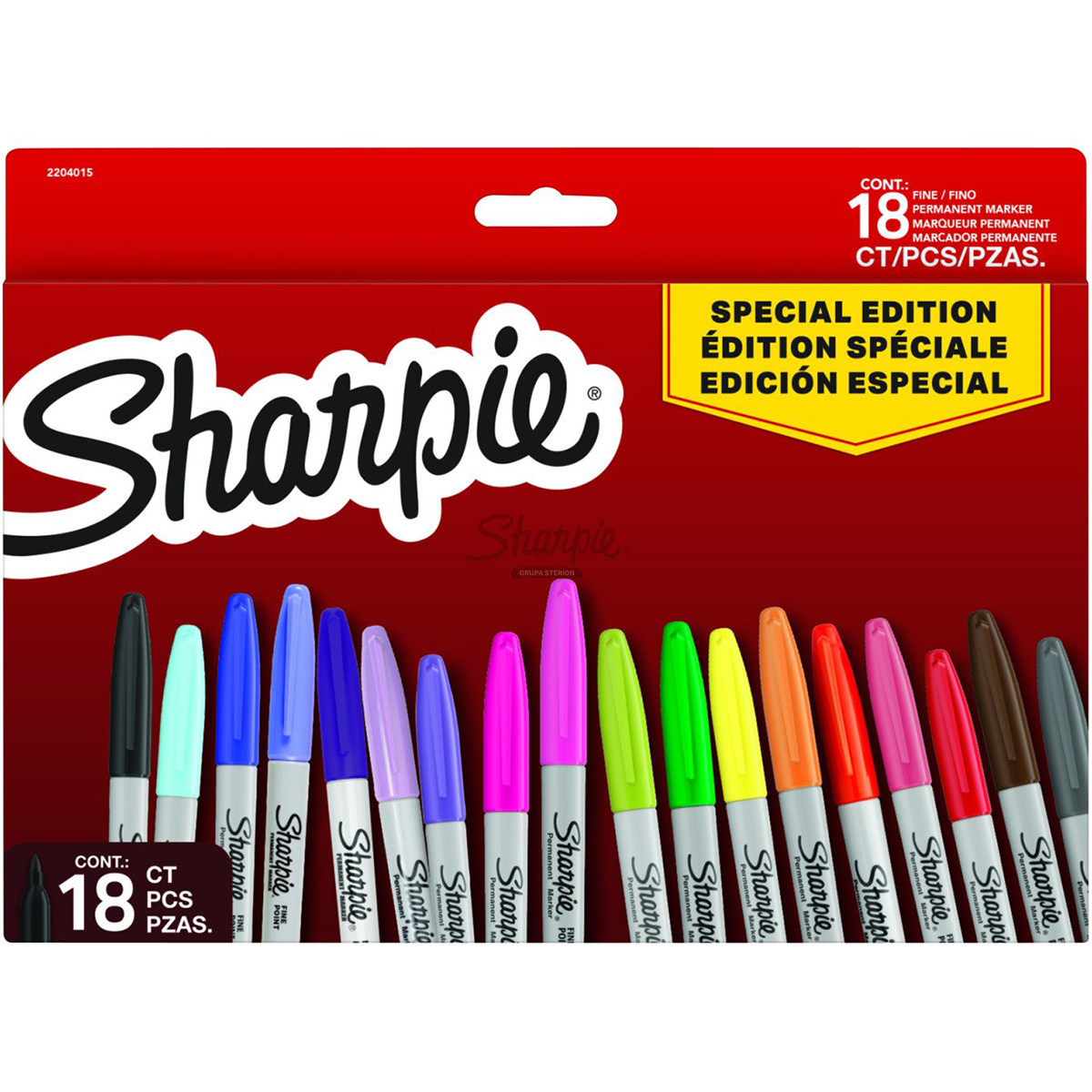 Sharpie "Fine" Marker Big Pack Red 18er Set (1mm)