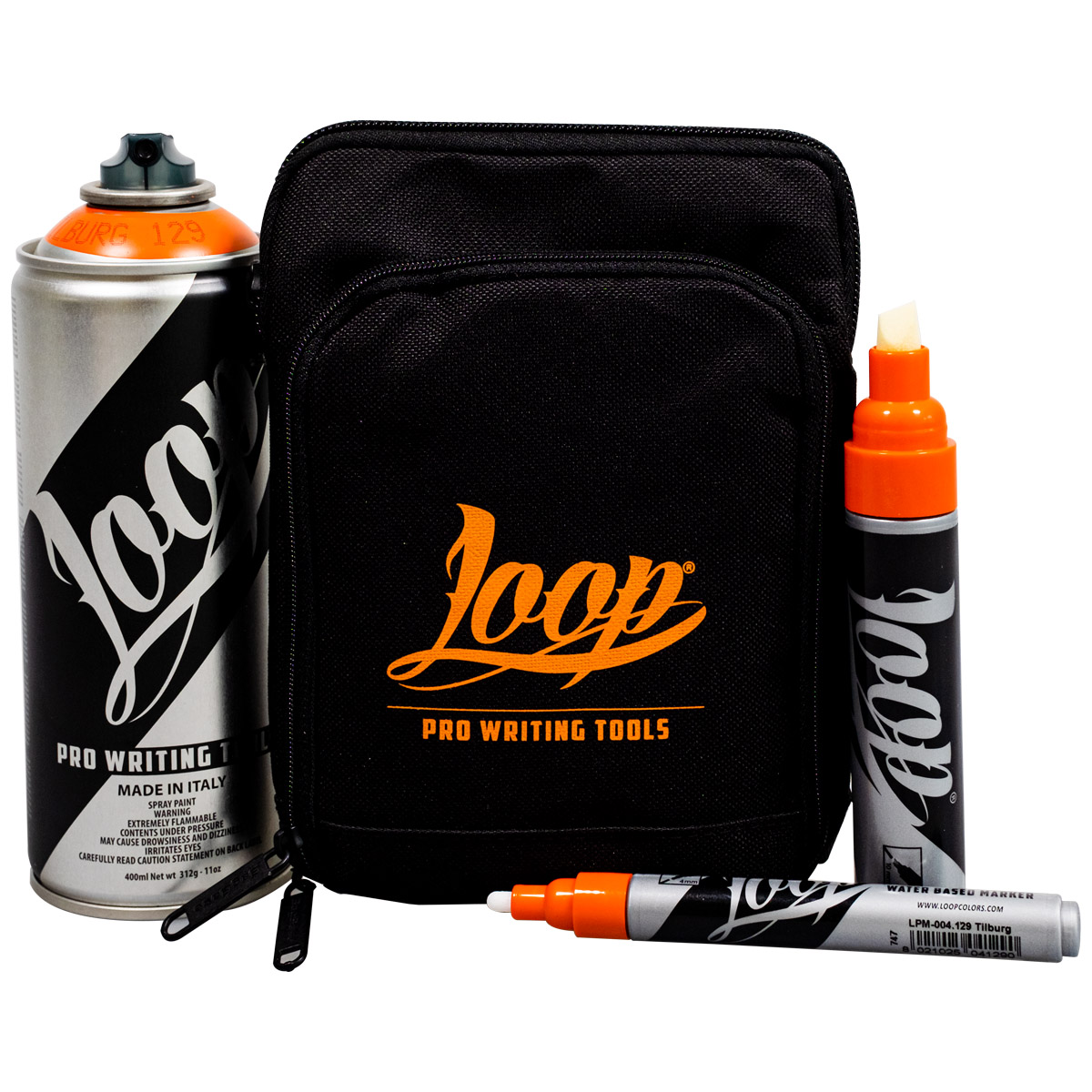 Loop "Shoulder Bag Geschenk Set - Orange"