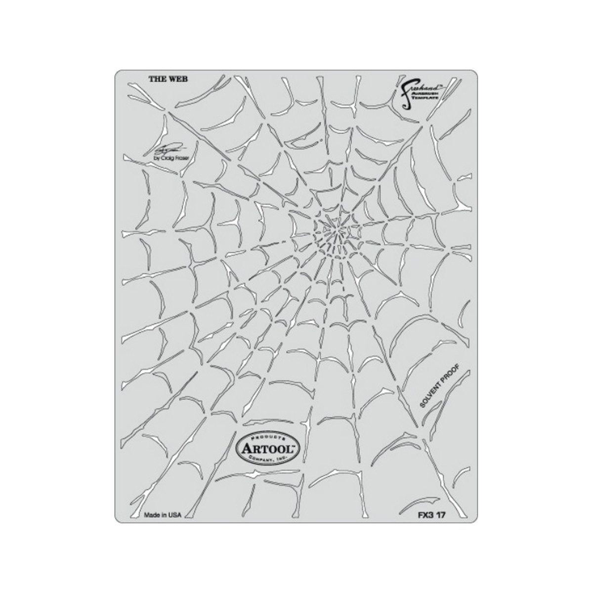 Artool Schablone "The Web FX3"