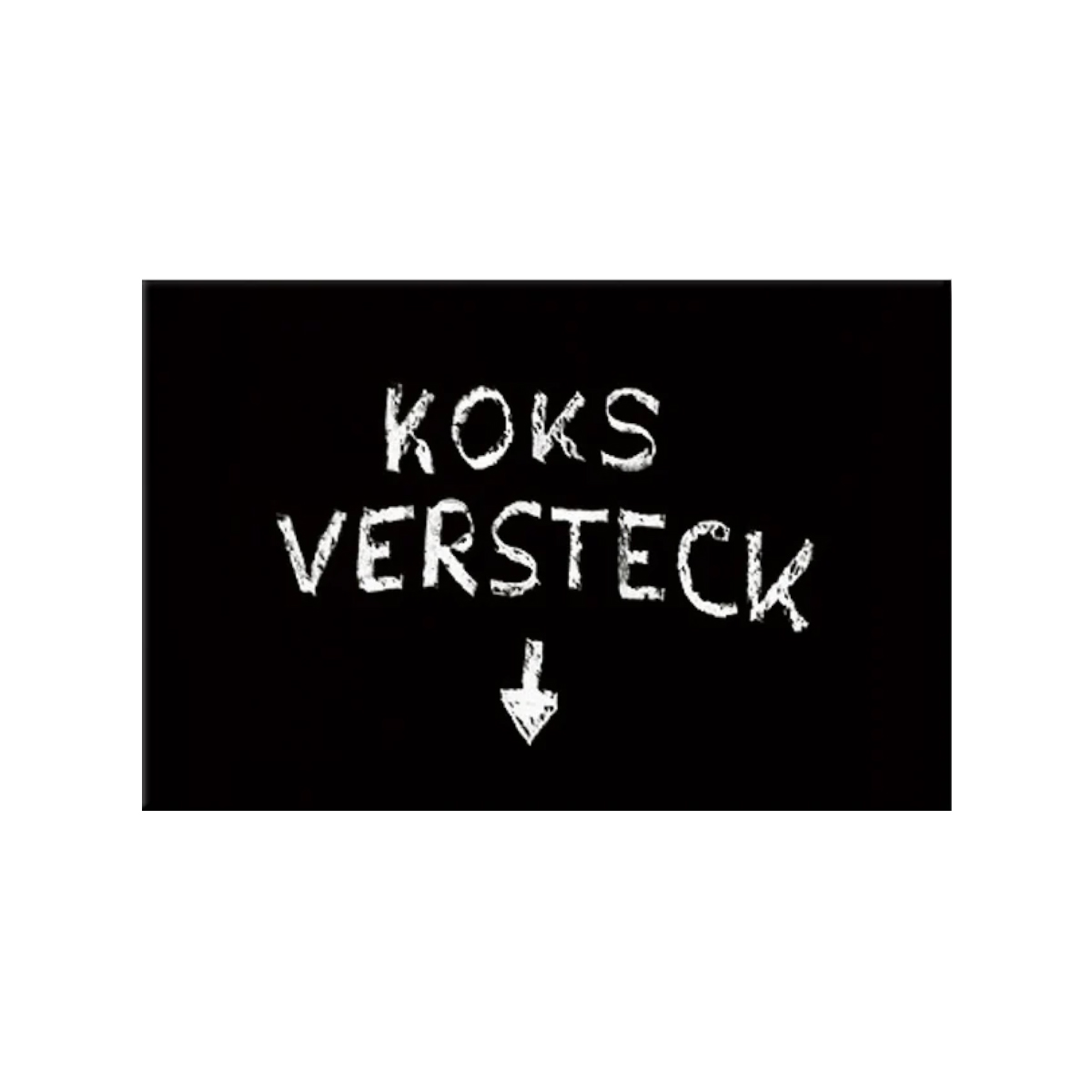 Kühlschrankmagnet "Notes Of Berlin - Koksversteck" (80x54mm)