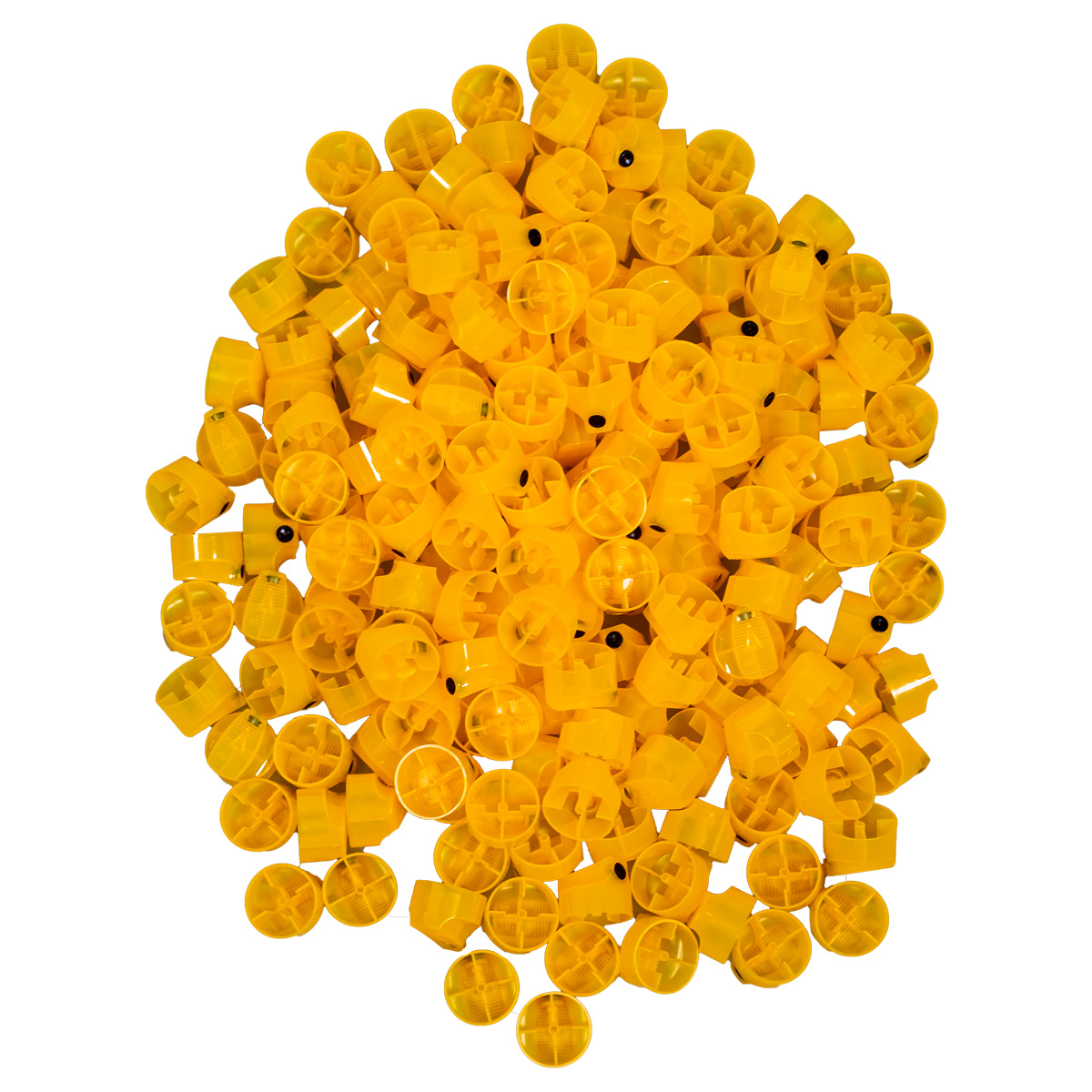 "Universal Skinny Cap" Yellow/Black 200er Pack