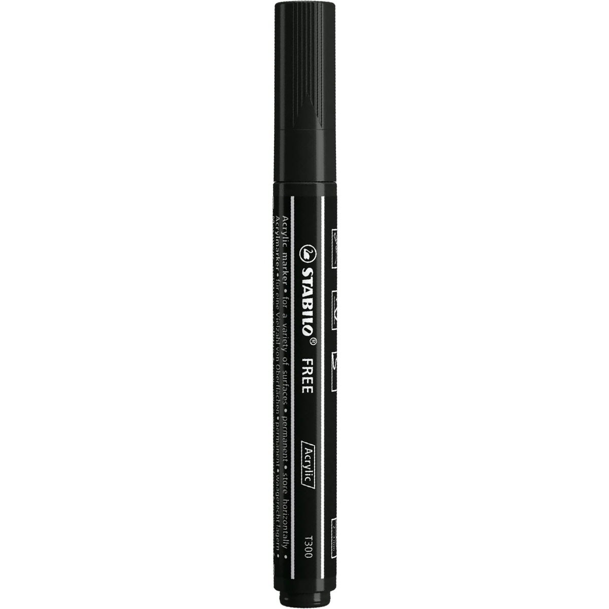 Stabilo "Acrylmarker Free T300" (2-3mm) Black