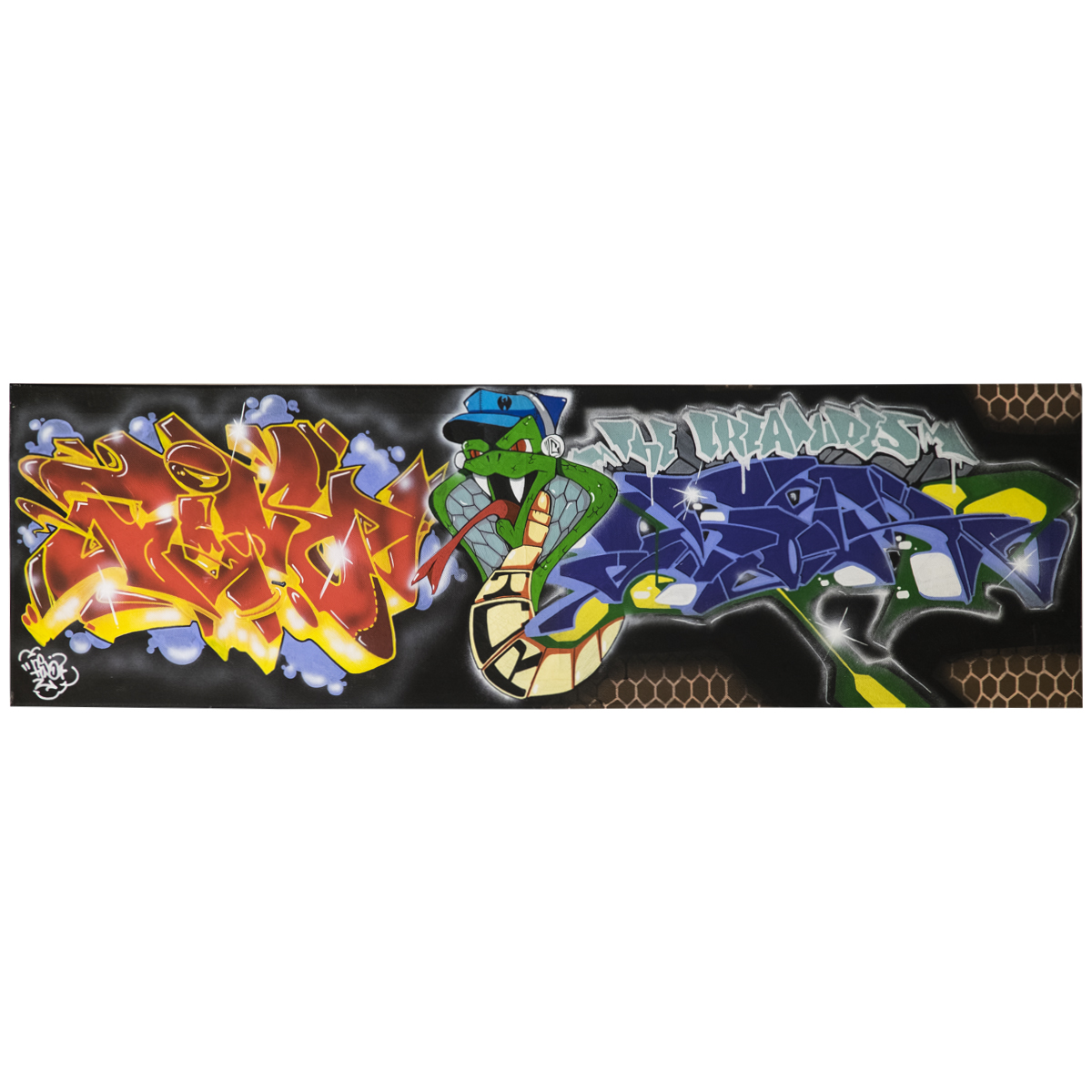 "Fino x Tour 2017 (Original)" 30x100cm