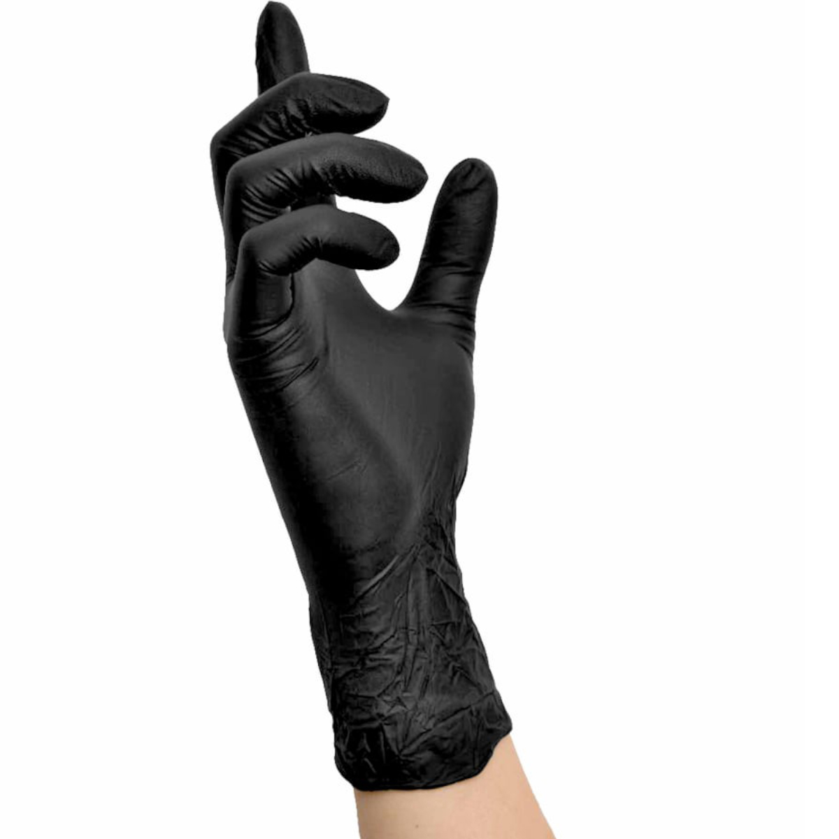Nitras Handschuhe "8320 Nitril Black Wave" Black (100er Pack)