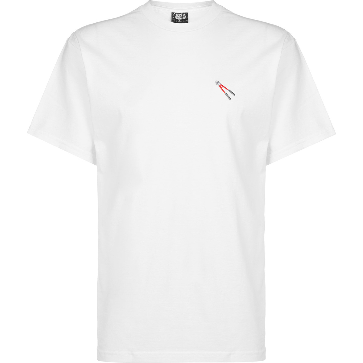 Underpressure T-Shirt "Bolzenschneider" White