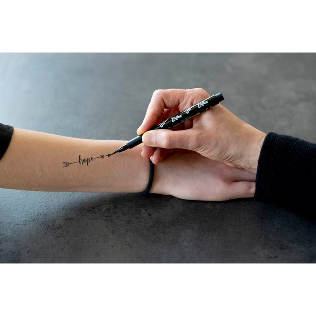 Eberhard Faber "Skinlettering" Tattoomarker 4er Set (1,0-5,0mm)